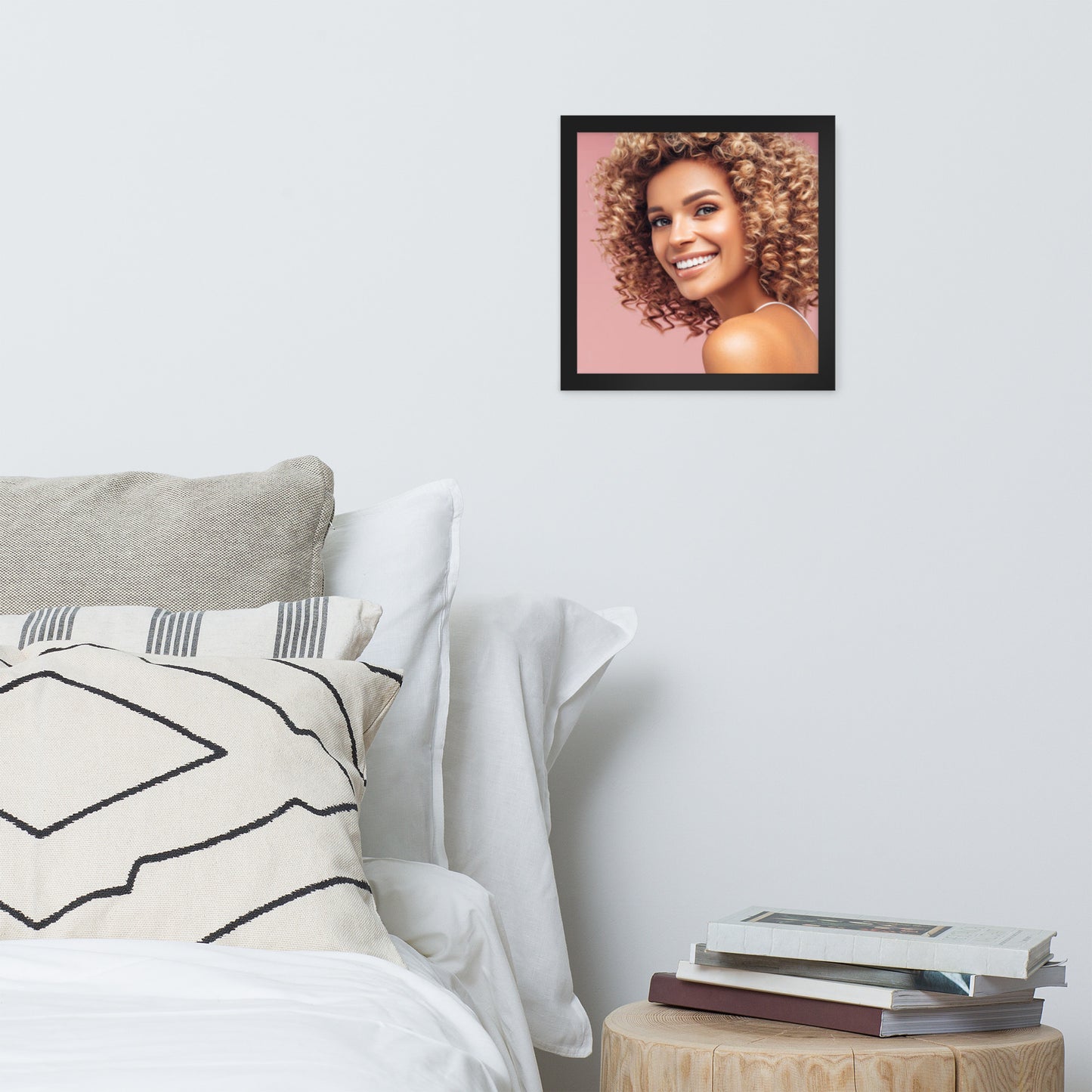 Smiles + Laughter = Priceless. Framed Poster Wall Art (Horizontal Model 0053)