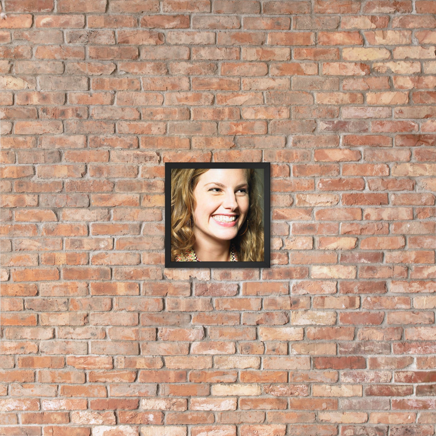 Framed Poster Wall Art Vertical: Priceless Smiles and Laughter (Print Model 0045)