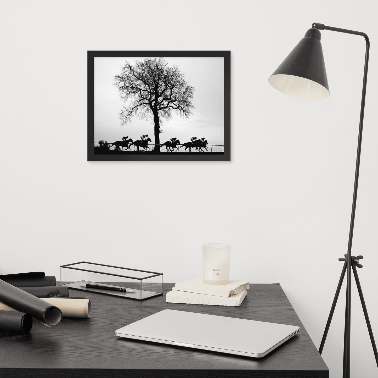 Framed Poster (Horse Wall Art Horizontal - Model 001)