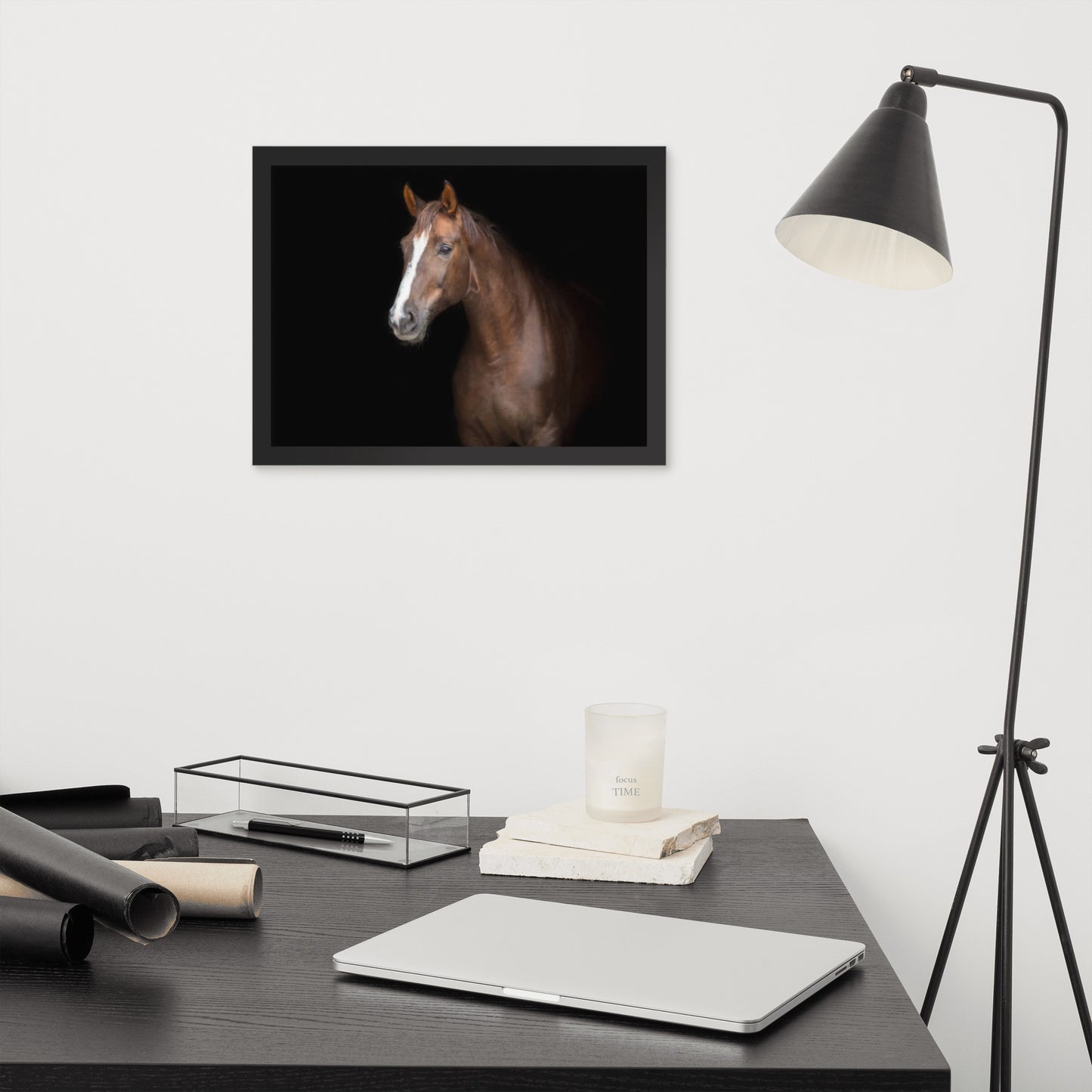 Framed Poster (Horse Wall Art Horizontal - Model 005)