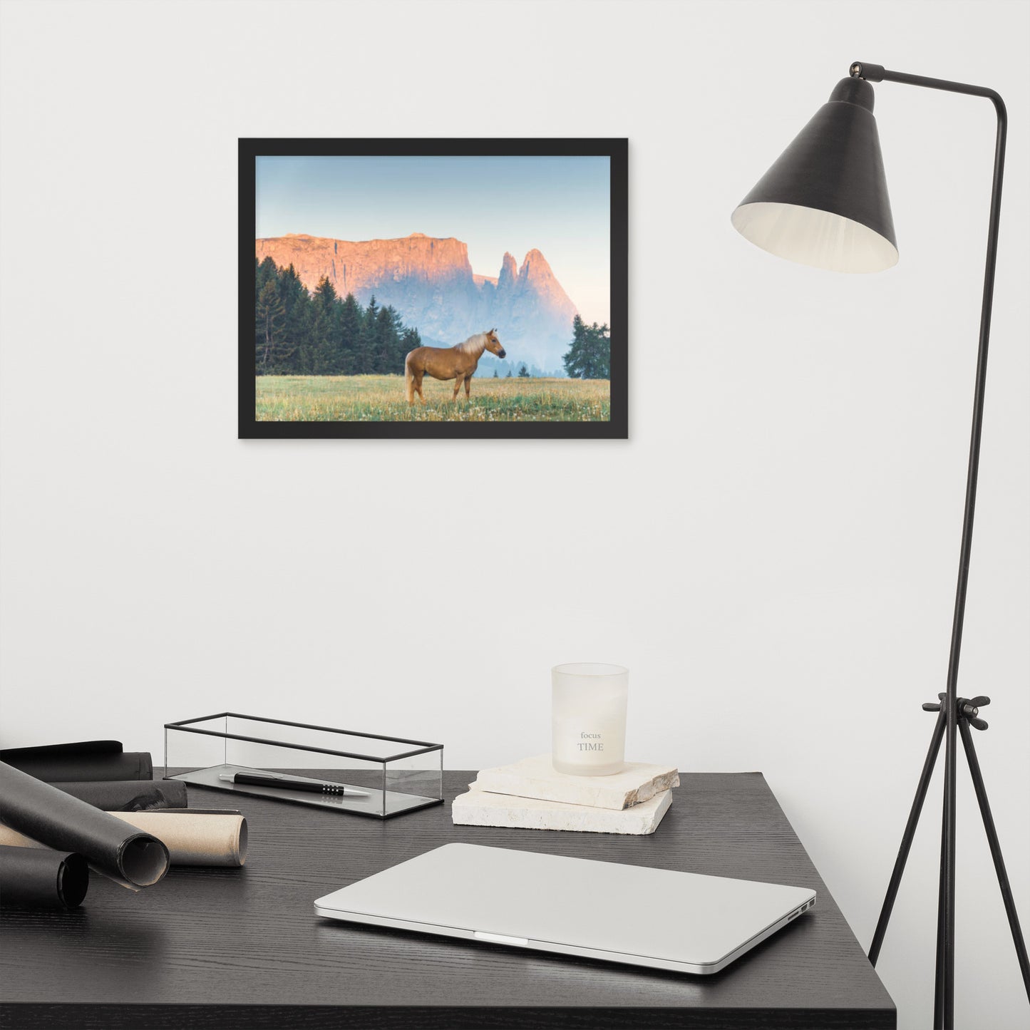 Framed Poster (Horse Wall Art Horizontal - Model 0015)