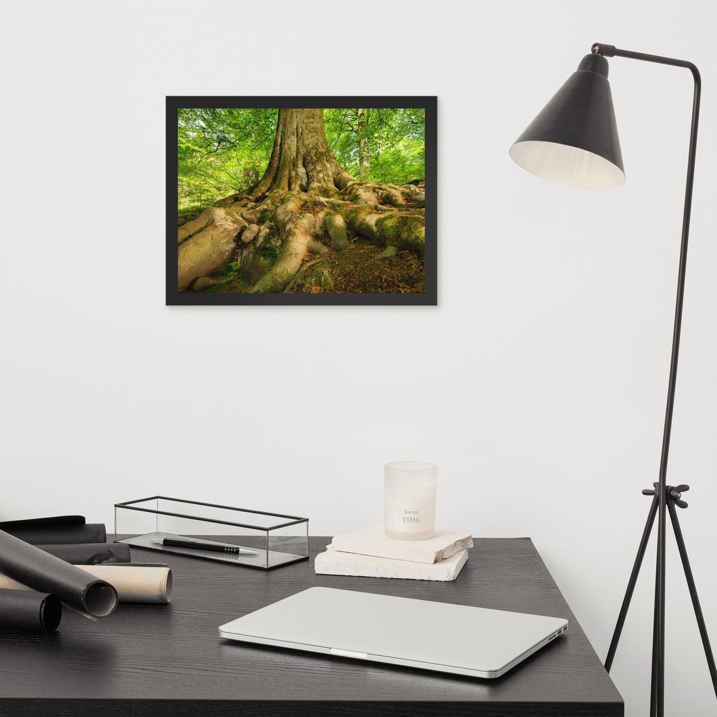 Scenic Nature View Framed Poster Wall Art (Horizontal Model 002)