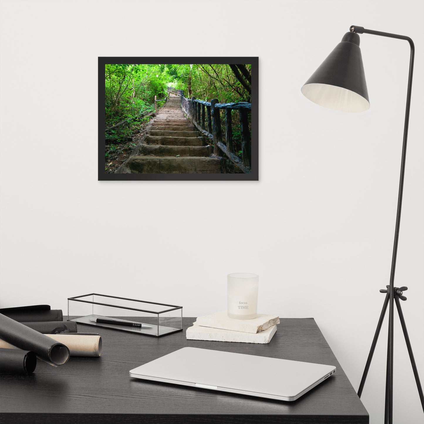 Scenic Nature View Framed Poster Wall Art (Horizontal Model 006)