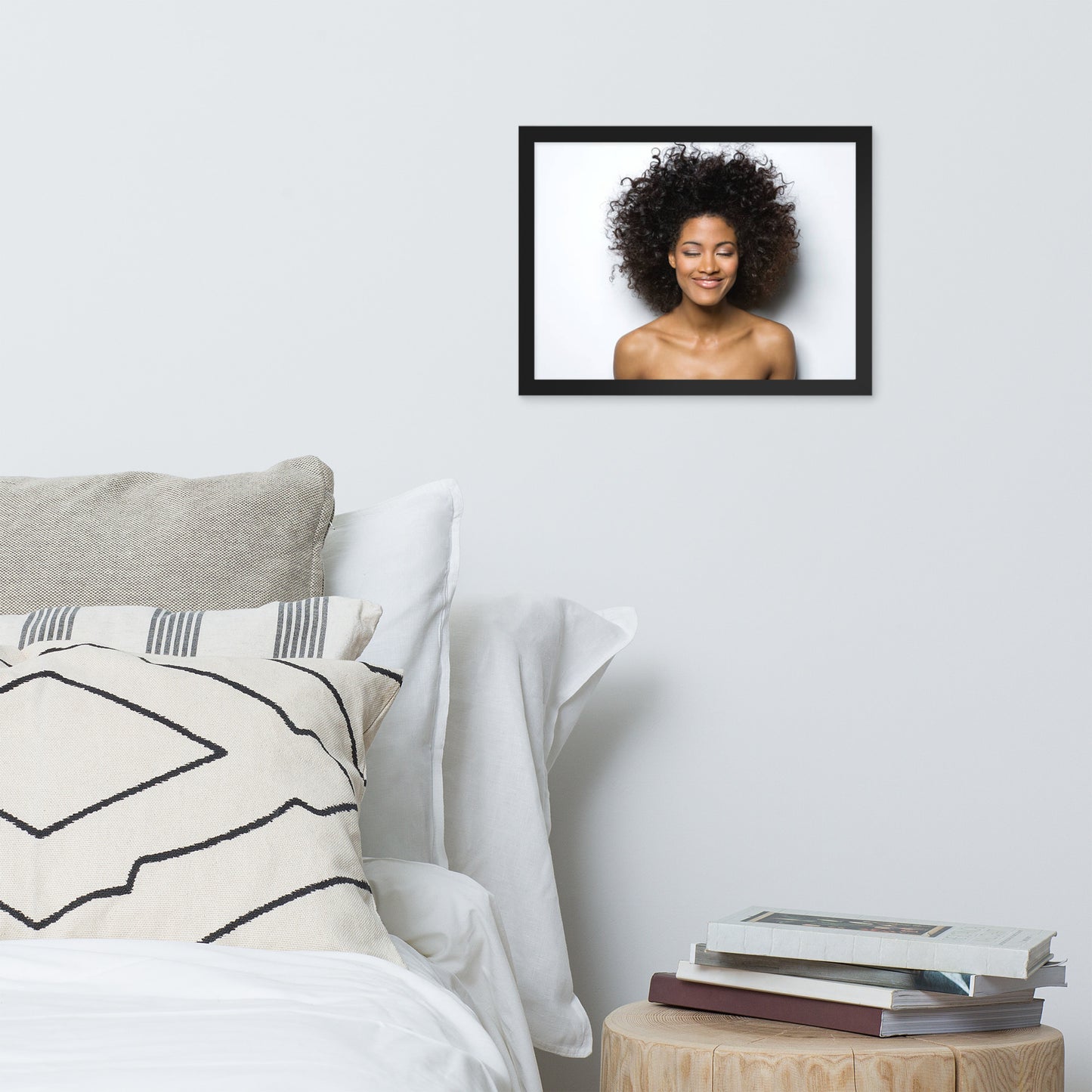 Smiles + Laughter = Priceless. Framed Poster Wall Art (Horizontal Model 004)