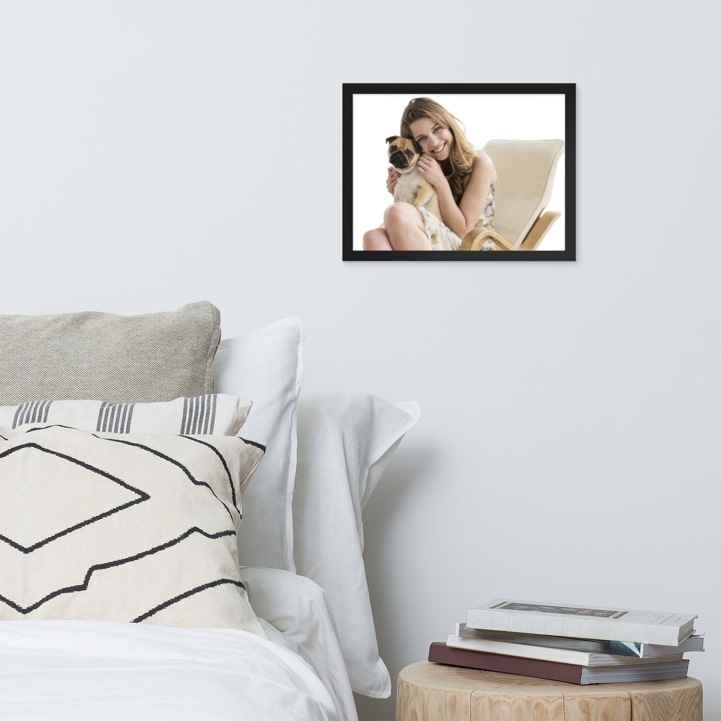 Smiles + Laughter = Priceless. Framed Poster Wall Art (Horizontal Model 0012)