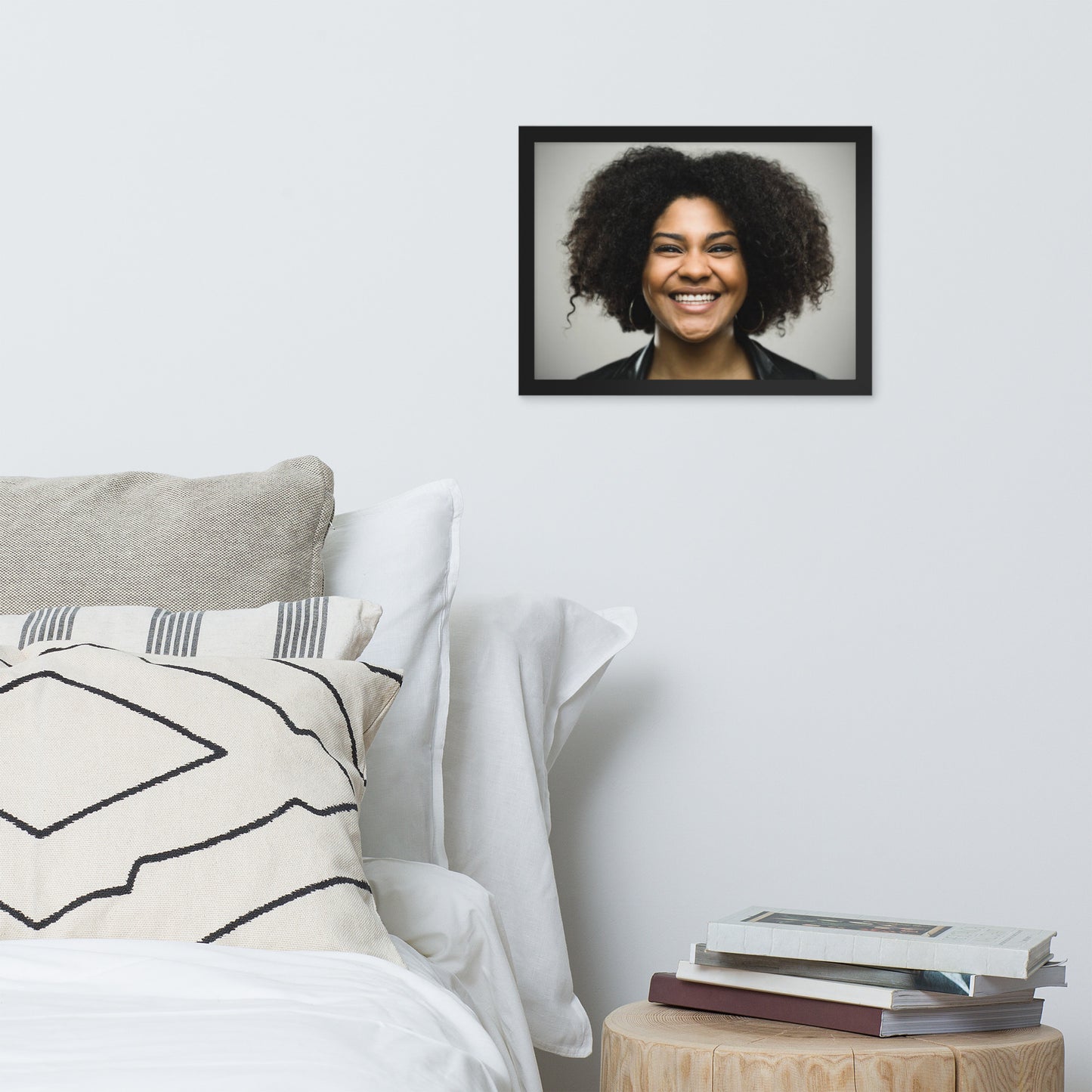 Smiles + Laughter = Priceless. Framed Poster Wall Art (Horizontal Model 0028)