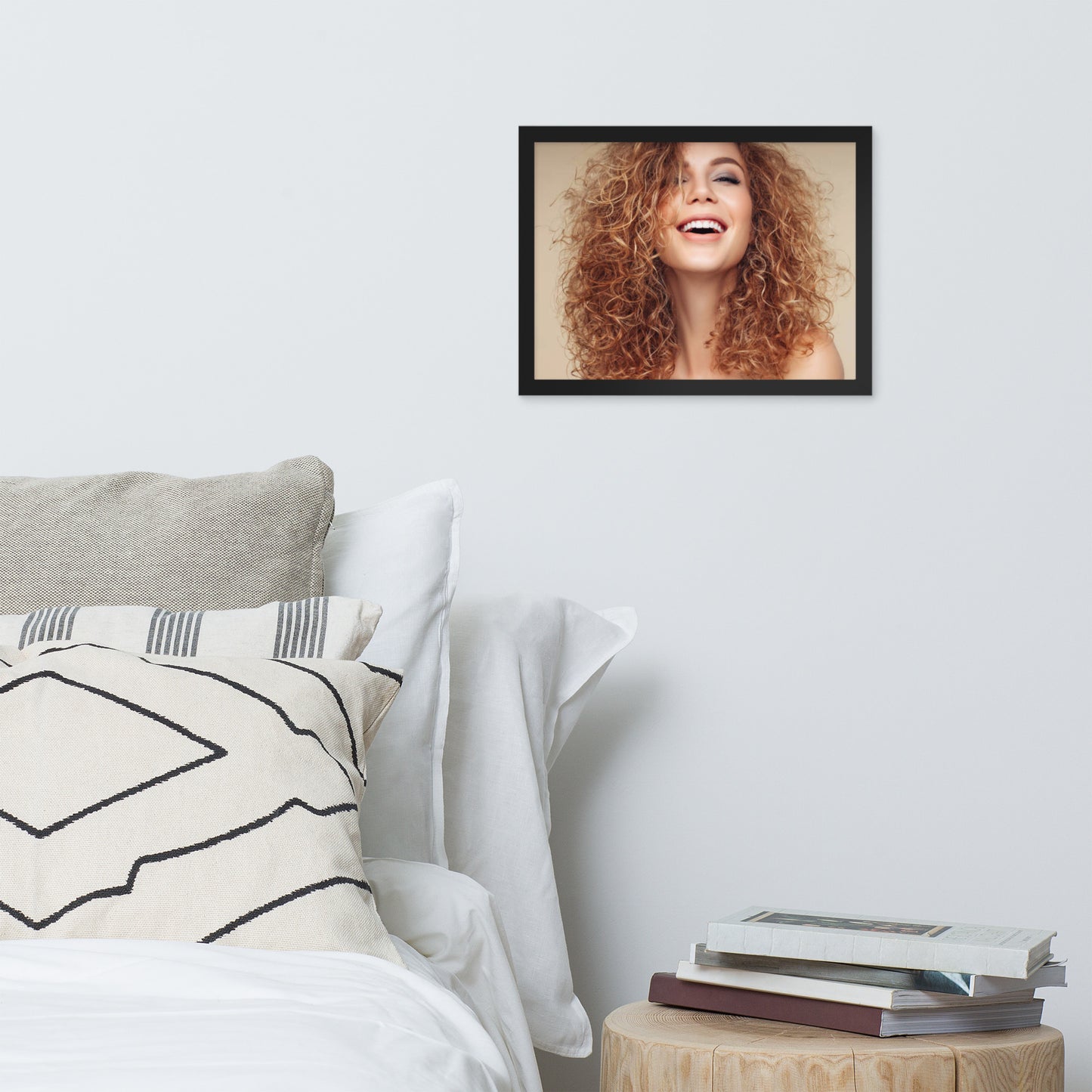 Smiles + Laughter = Priceless. Framed Poster Wall Art (Horizontal Model 0034)