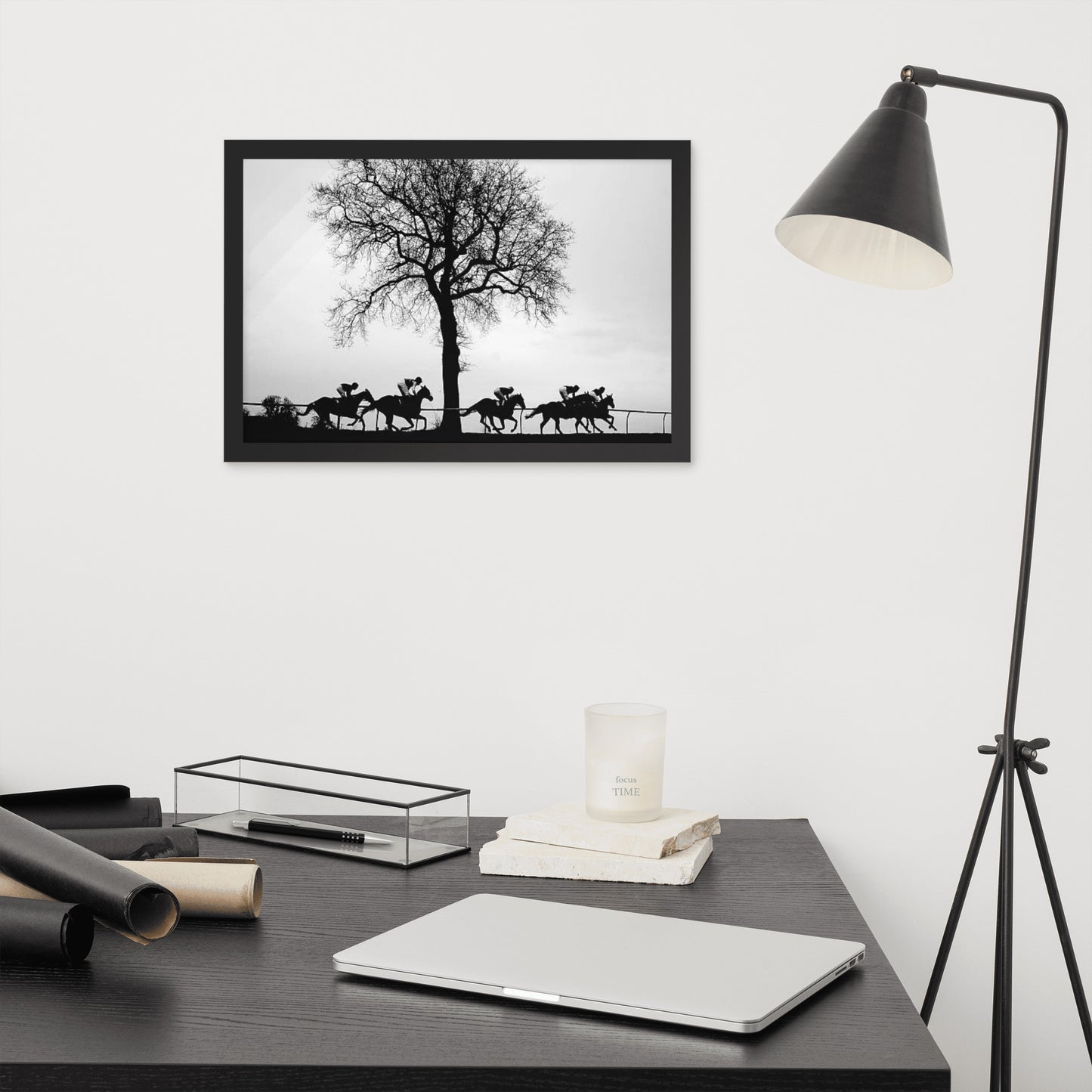 Framed Poster (Horse Wall Art Horizontal - Model 001)