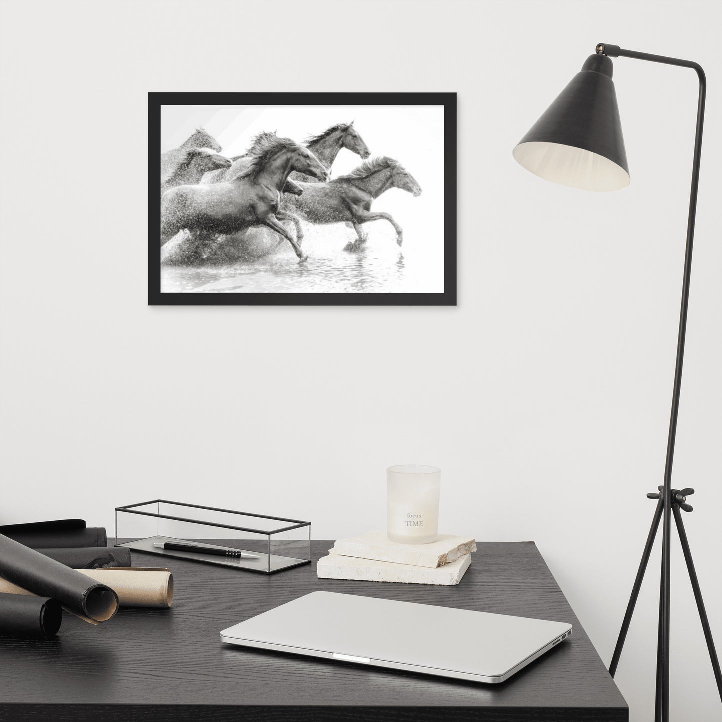 Framed Poster (Horse Wall Art Horizontal - Model 002)