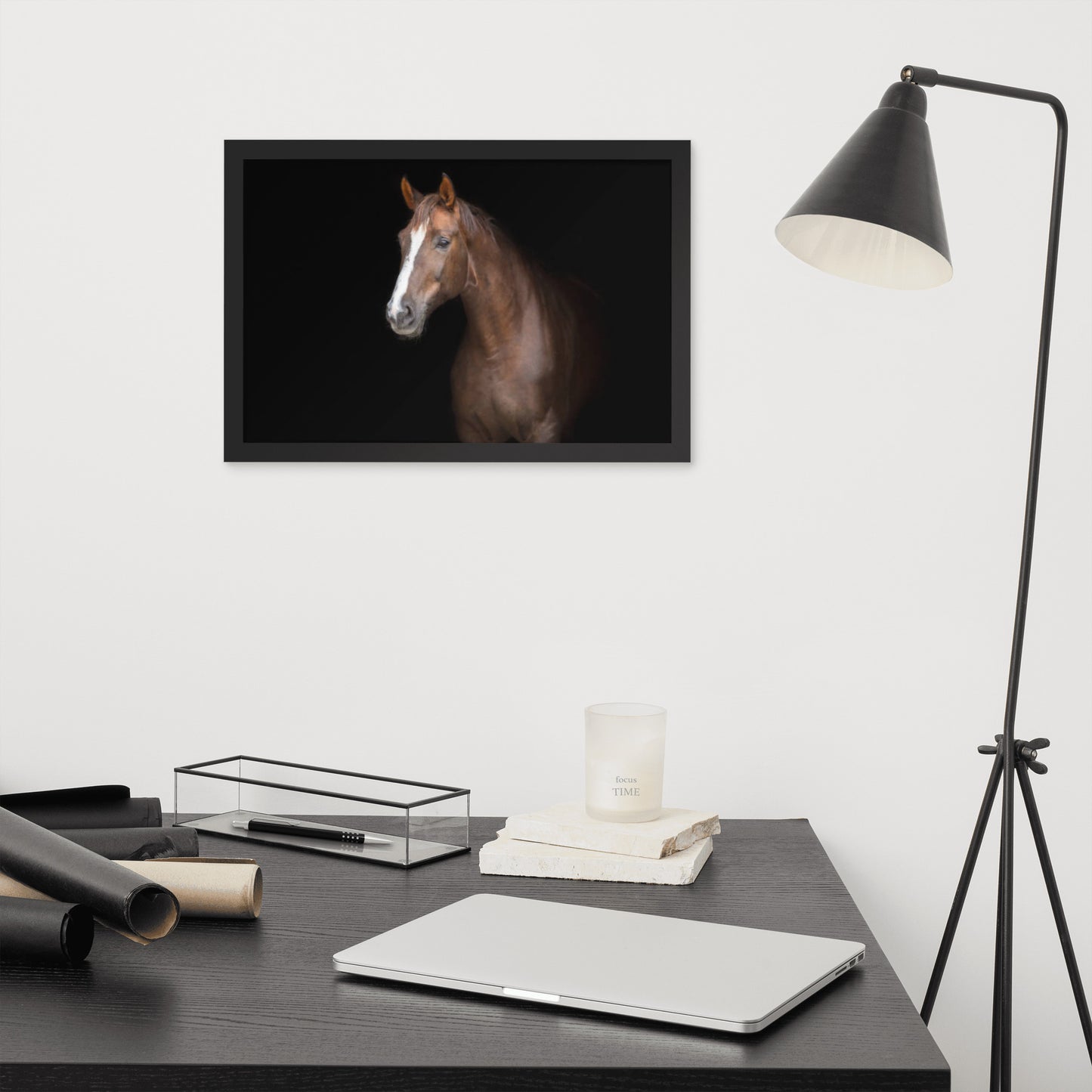 Framed Poster (Horse Wall Art Horizontal - Model 005)