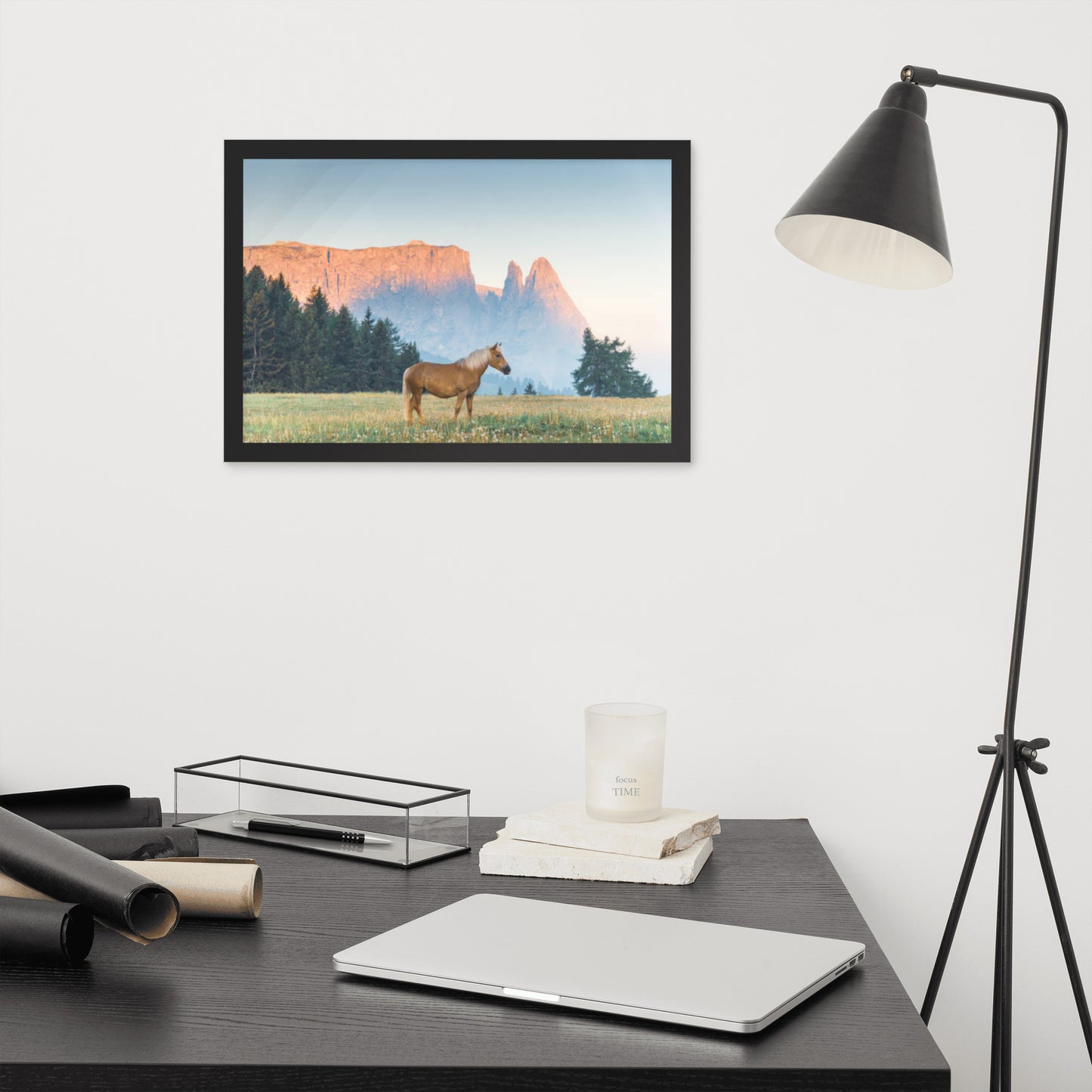 Framed Poster (Horse Wall Art Horizontal - Model 0015)