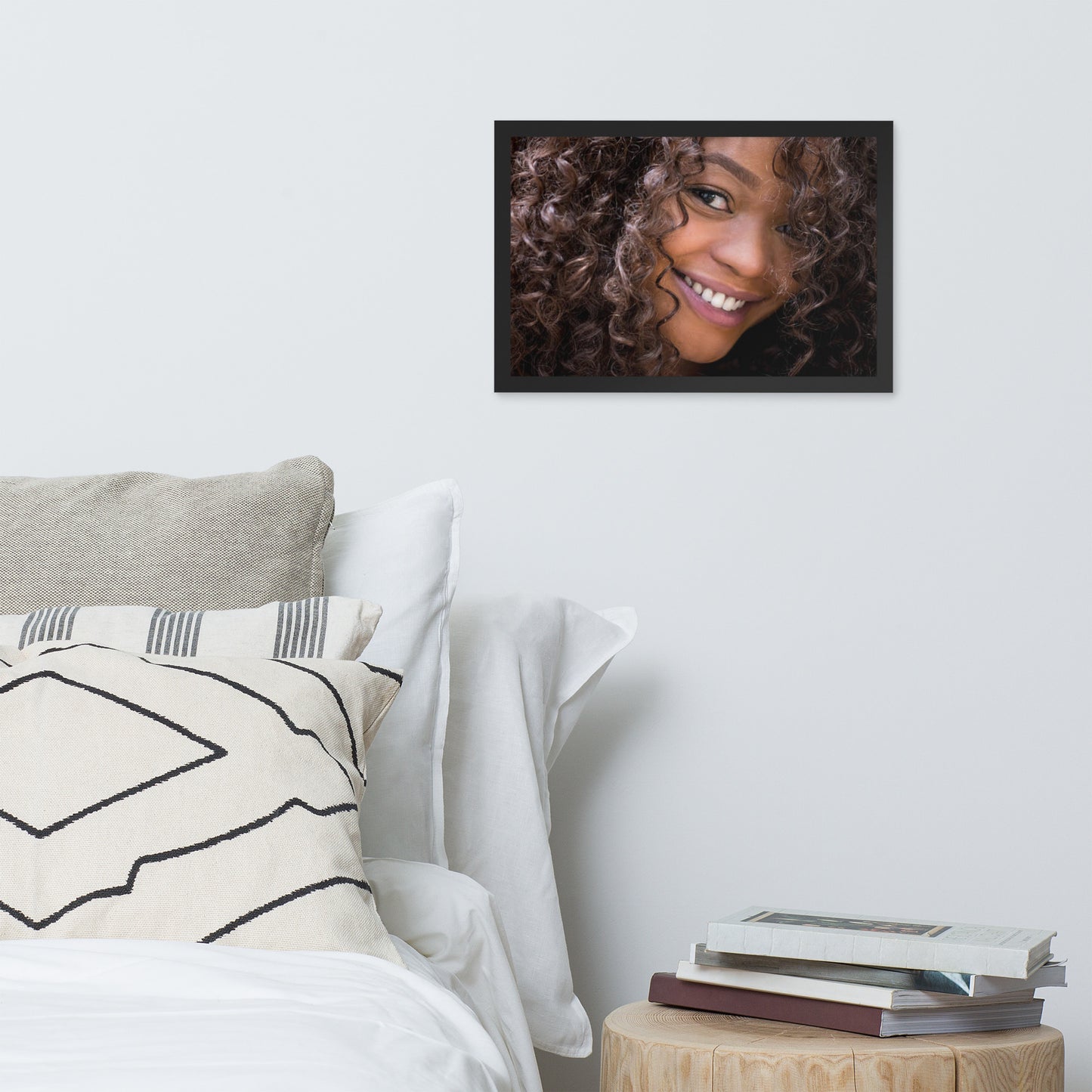 Smiles + Laughter = Priceless. Framed Poster Wall Art (Horizontal Model 0020)