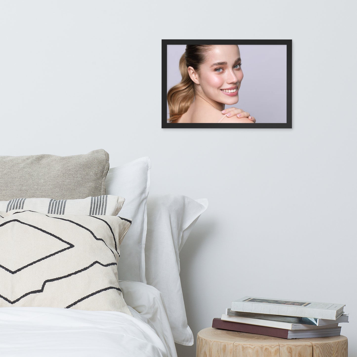 Smiles + Laughter = Priceless. Framed Poster Wall Art (Horizontal Model 0031)