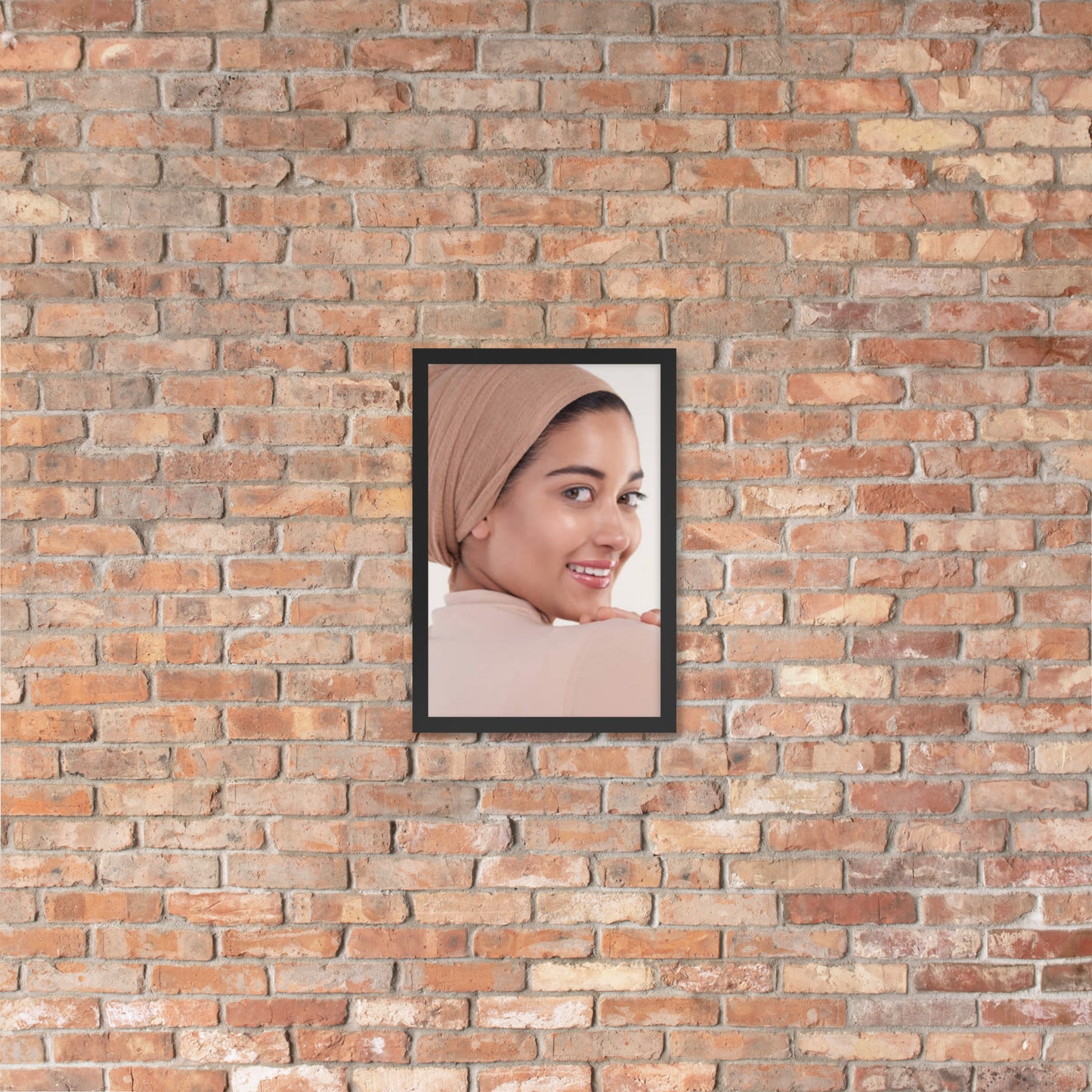 Framed Poster Wall Art Vertical: Priceless Smiles and Laughter (Print Model 0040)