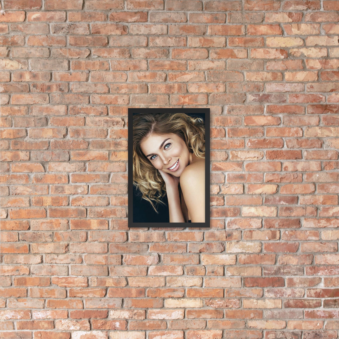 Framed Poster Wall Art Vertical: Priceless Smiles and Laughter (Print Model 0041)