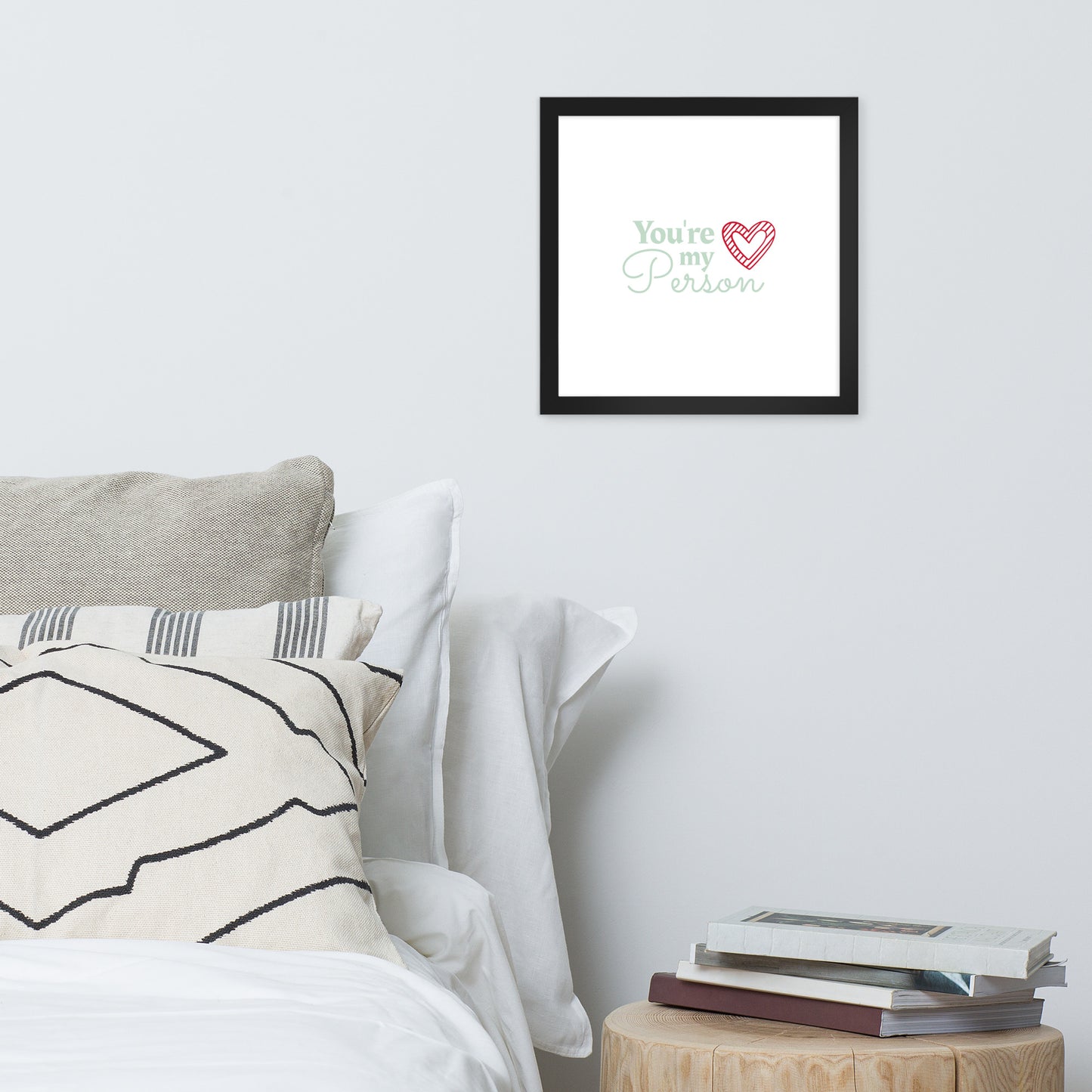 Framed Poster (You're My Person - Lifestyle Framed Poster Horizontal - Model 004)