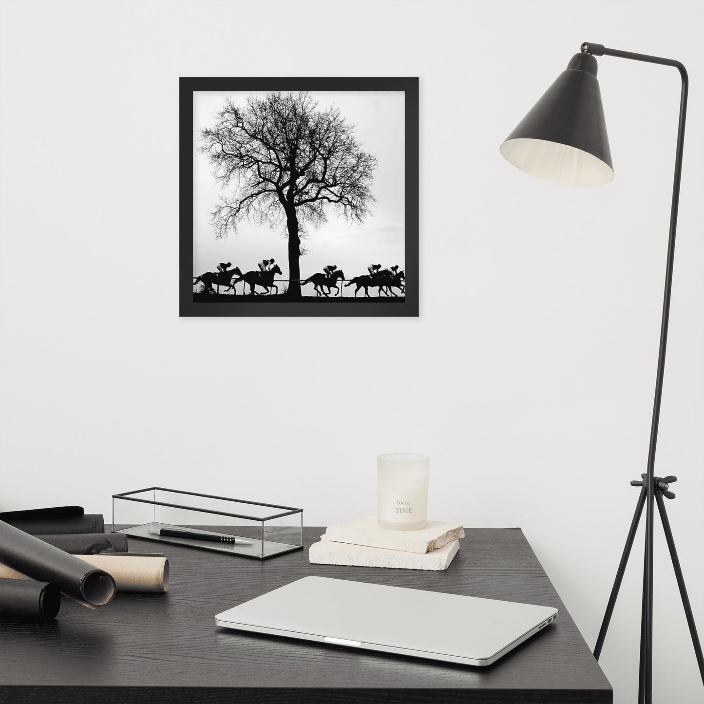 Framed Poster (Horse Wall Art Horizontal - Model 001)