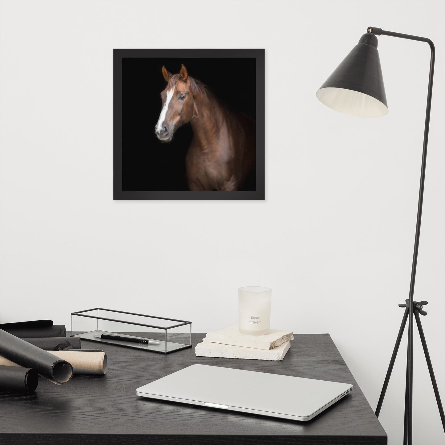 Framed Poster (Horse Wall Art Horizontal - Model 005)