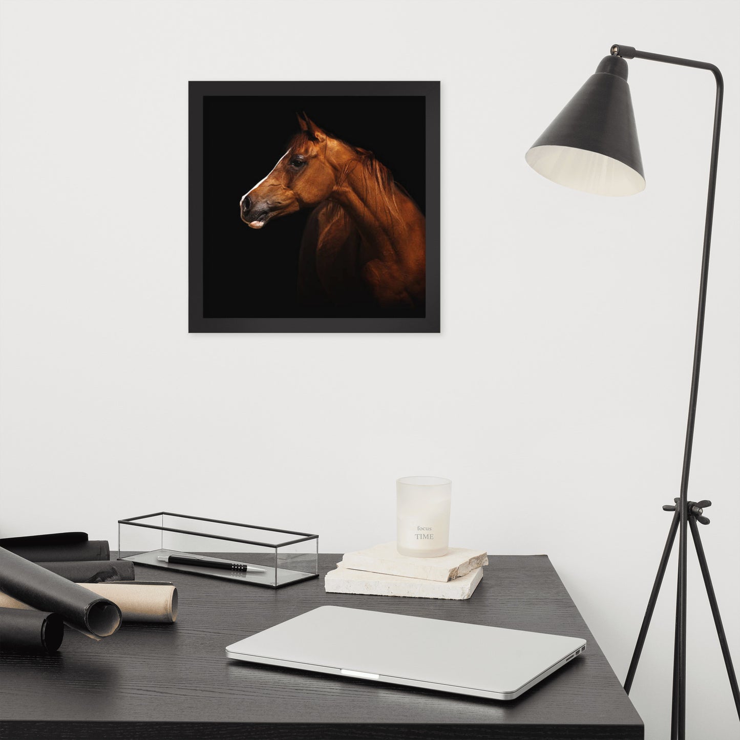 Framed Poster (Horse Wall Art Horizontal - Model 006)