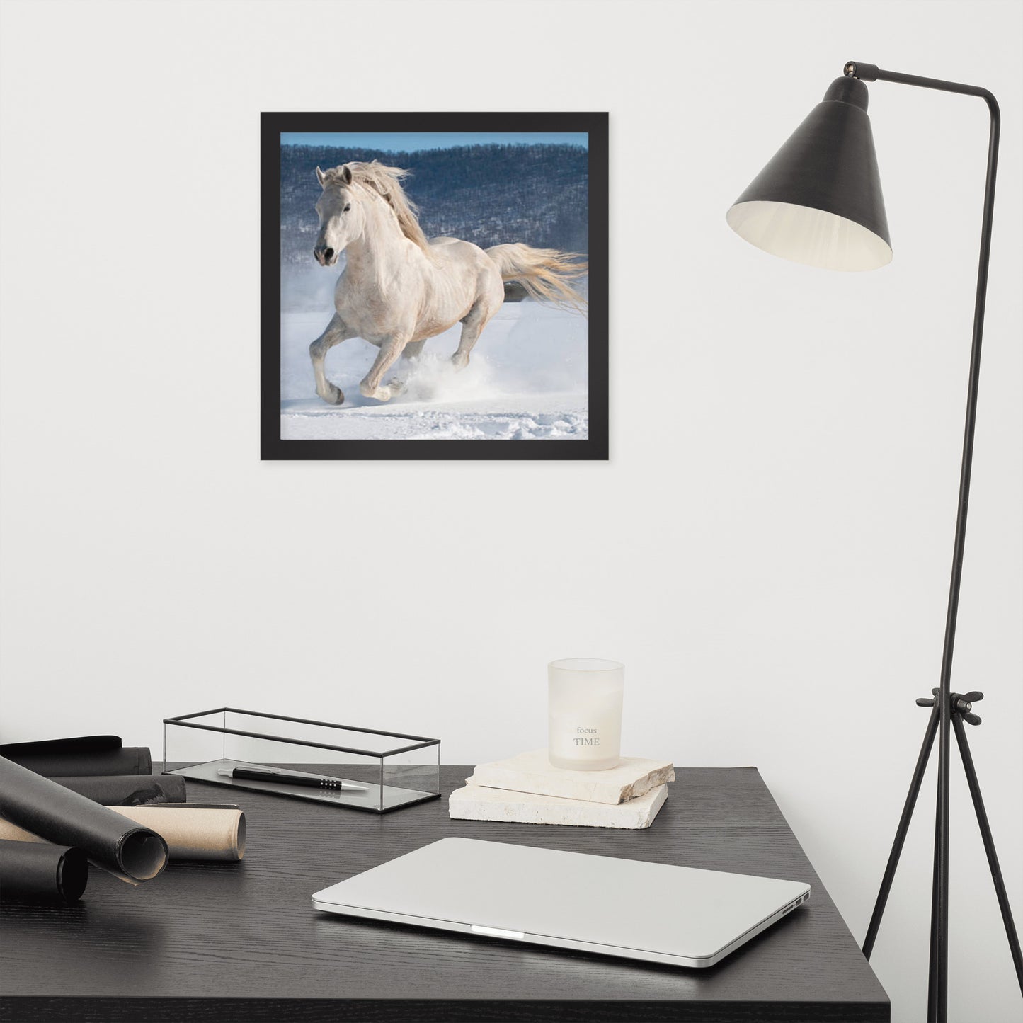 Framed Poster (Horse Wall Art Horizontal - Model 0012)