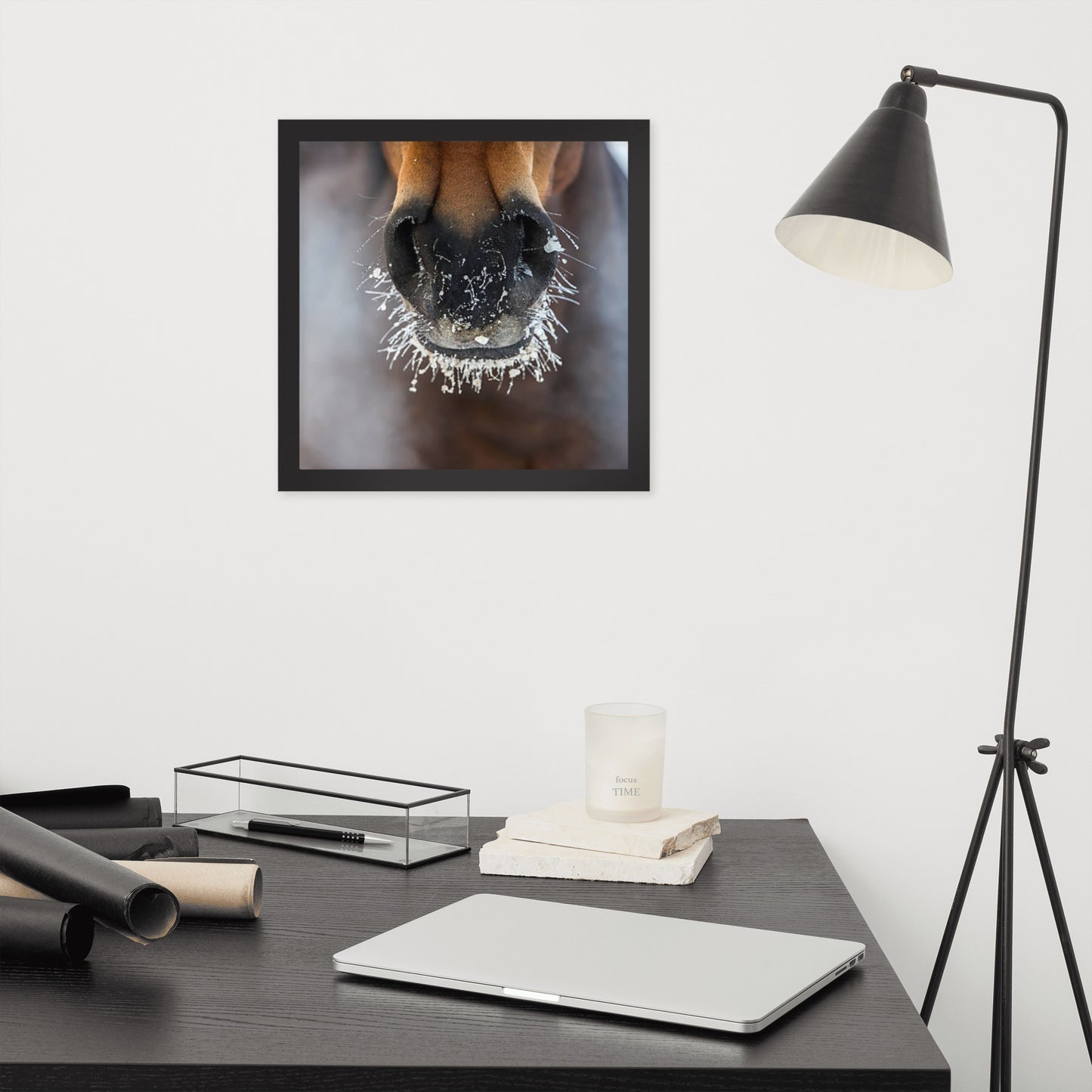 Framed Poster (Horse Wall Art Horizontal - Model 0014)