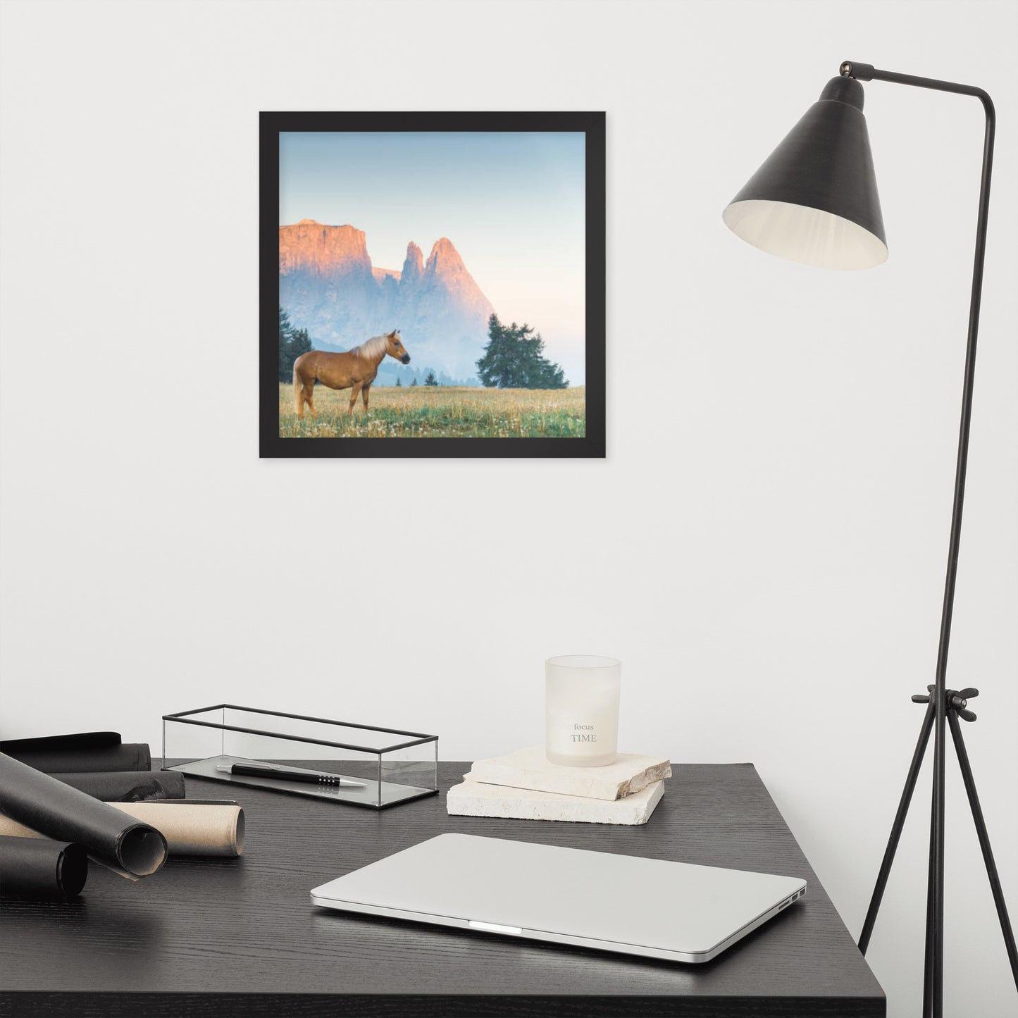 Framed Poster (Horse Wall Art Horizontal - Model 0015)