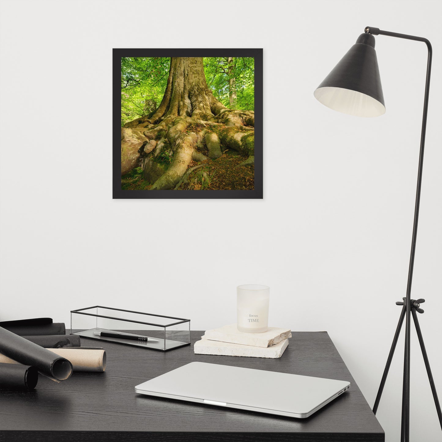 Scenic Nature View Framed Poster Wall Art (Horizontal Model 002)