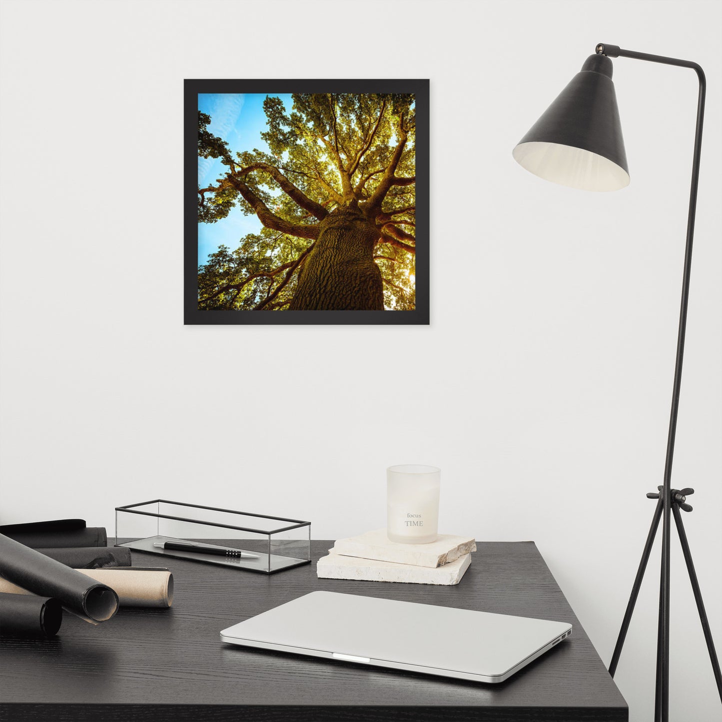 Scenic Nature View Framed Poster Wall Art (Horizontal Model 003)