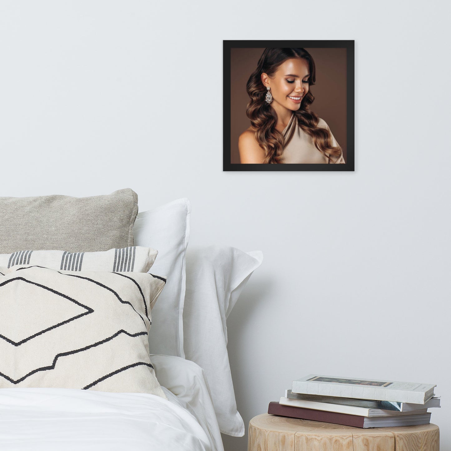 Smiles + Laughter = Priceless. Framed Poster Wall Art (Horizontal Model 0010)