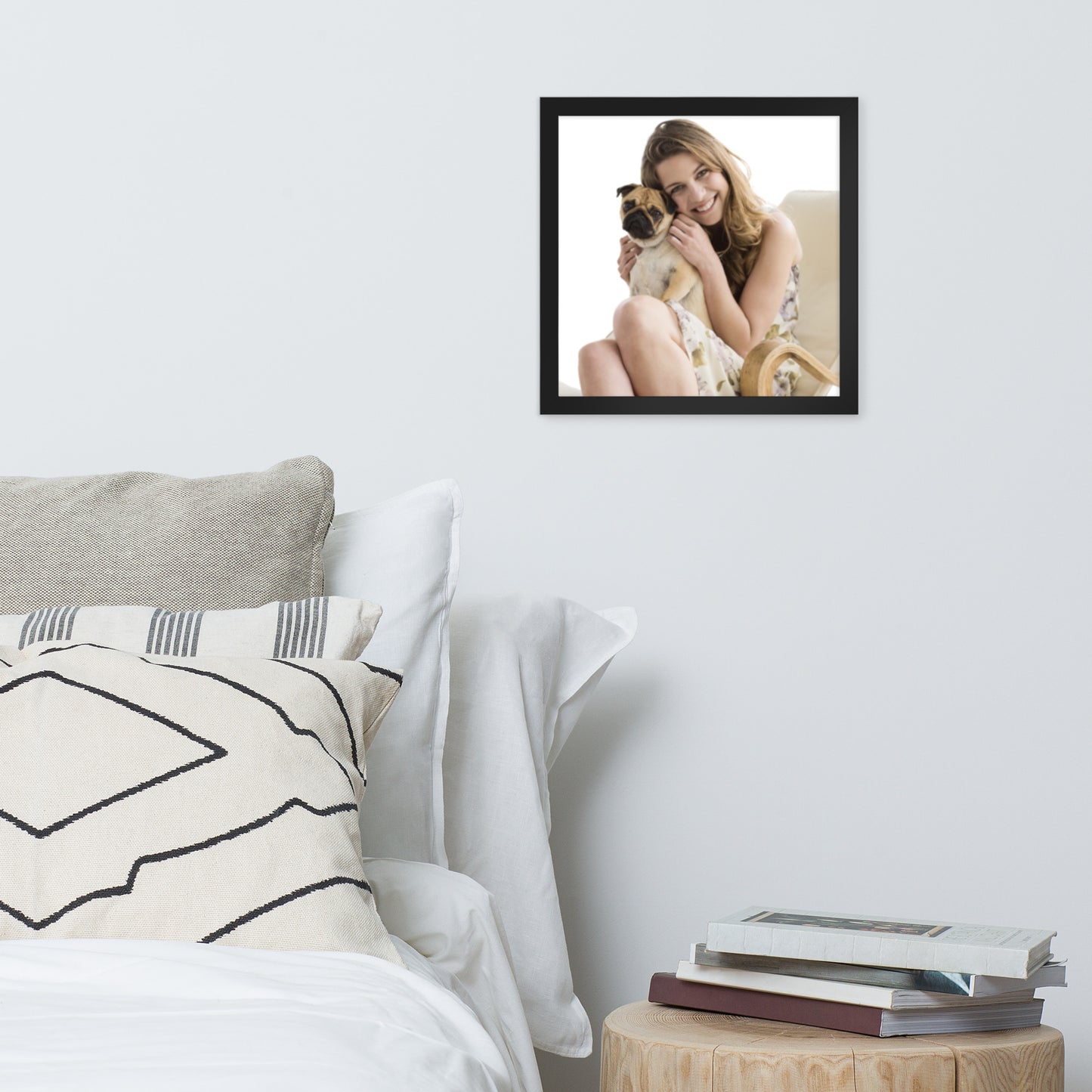 Smiles + Laughter = Priceless. Framed Poster Wall Art (Horizontal Model 0012)