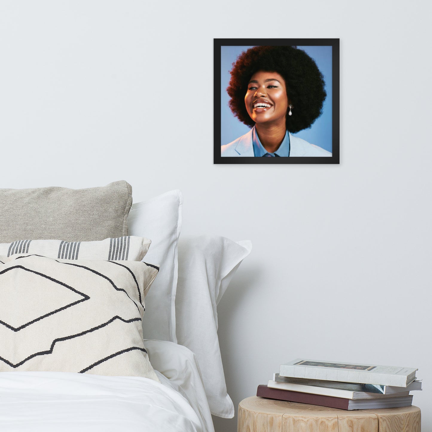 Smiles + Laughter = Priceless. Framed Poster Wall Art (Horizontal Model 0015)