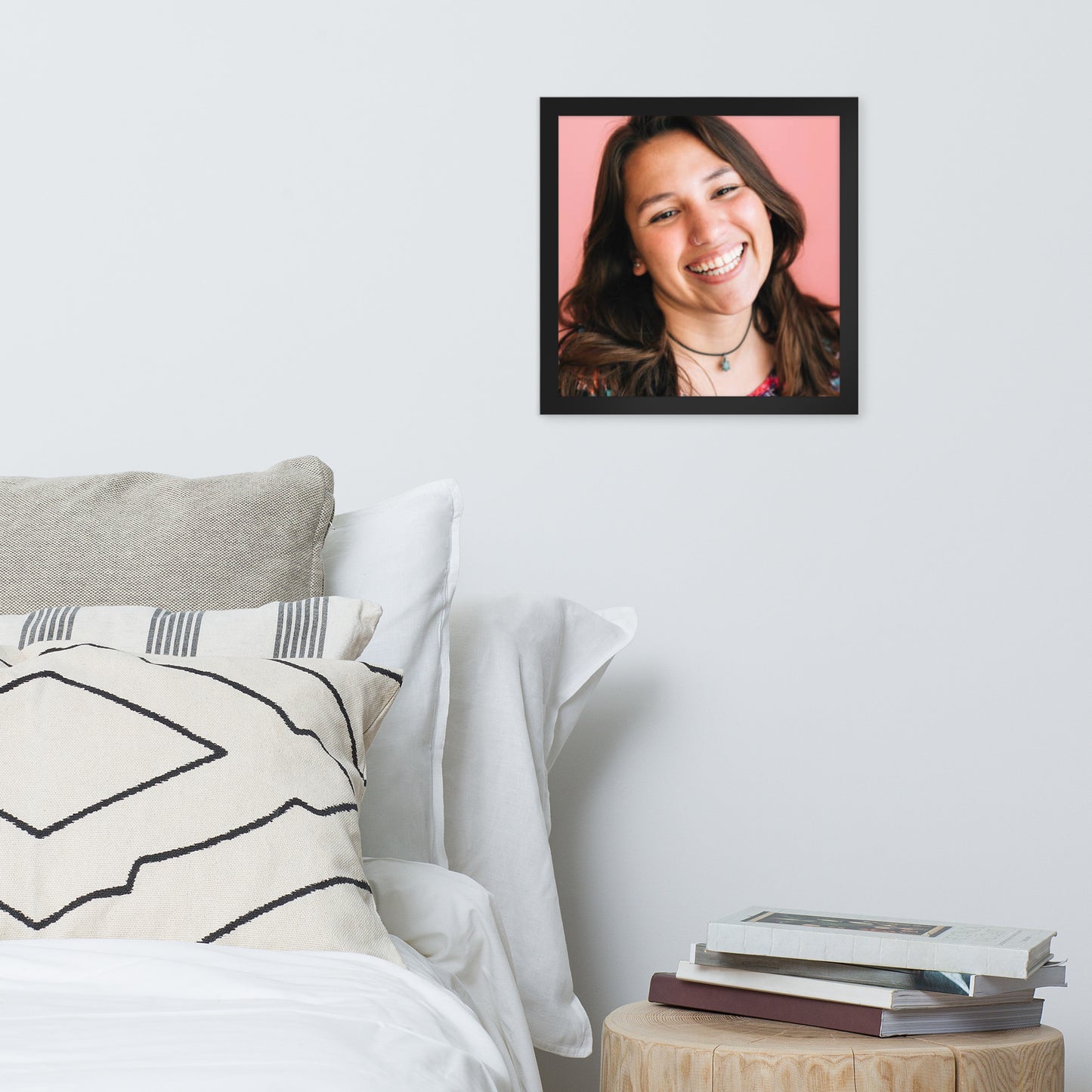 Smiles + Laughter = Priceless. Framed Poster Wall Art (Horizontal Model 0027)