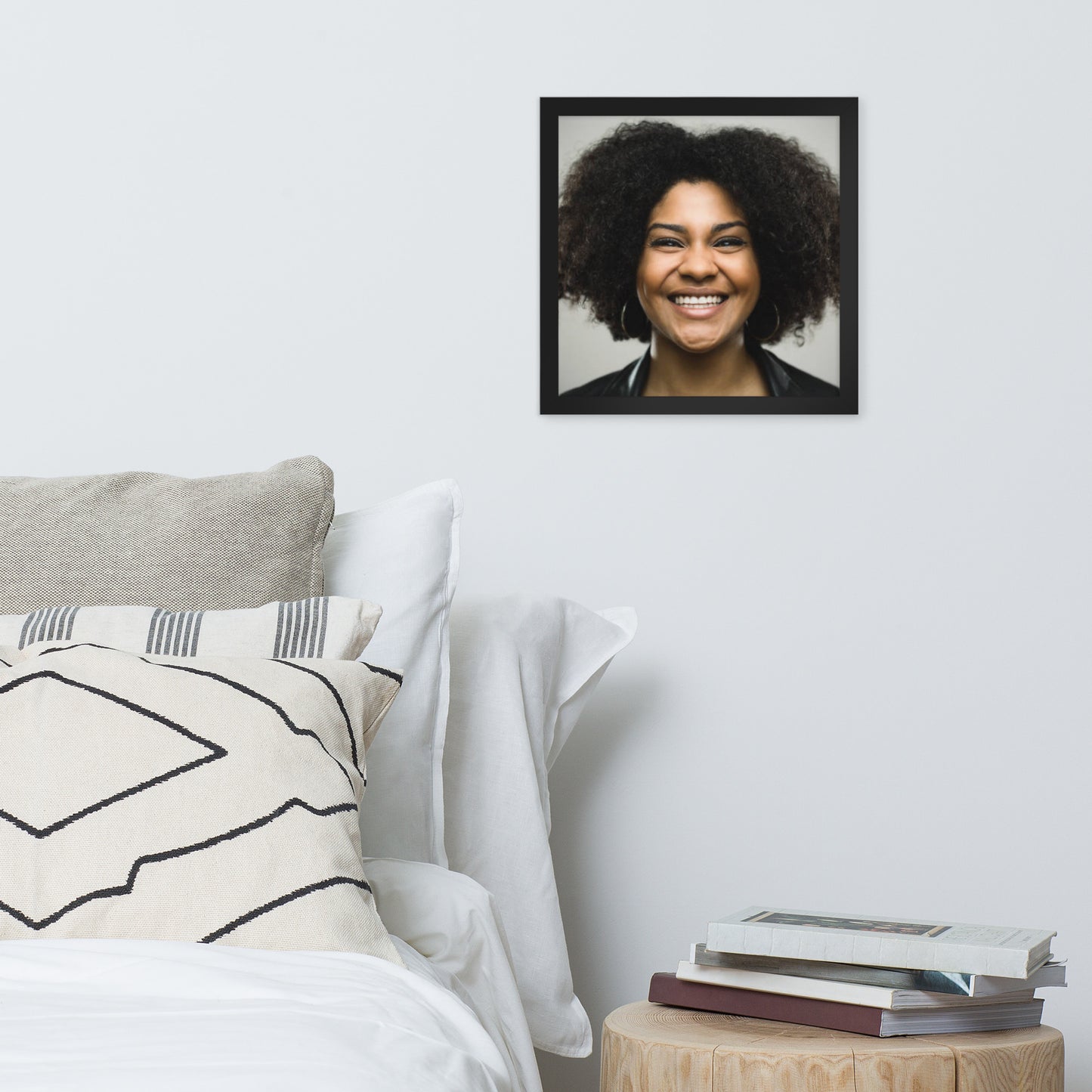 Smiles + Laughter = Priceless. Framed Poster Wall Art (Horizontal Model 0028)