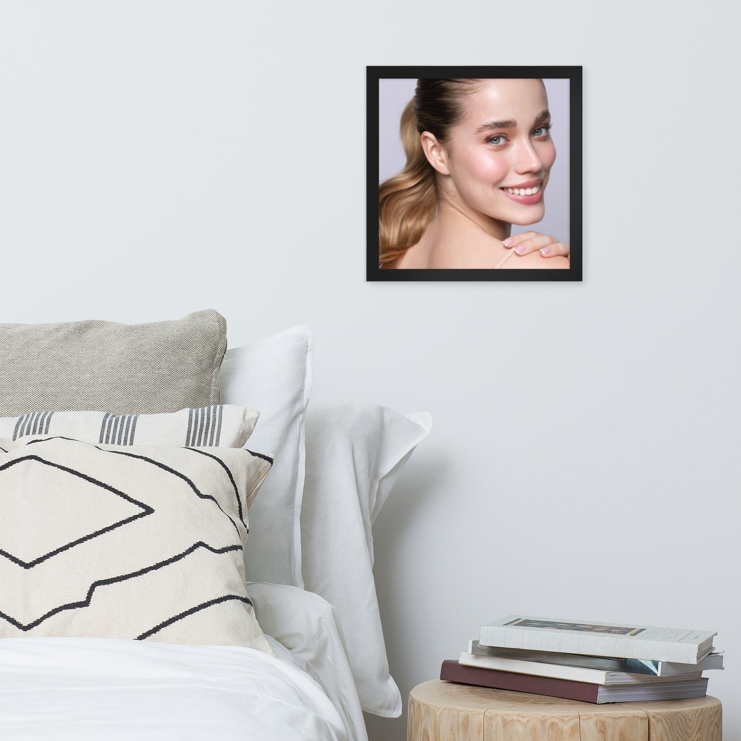 Smiles + Laughter = Priceless. Framed Poster Wall Art (Horizontal Model 0031)