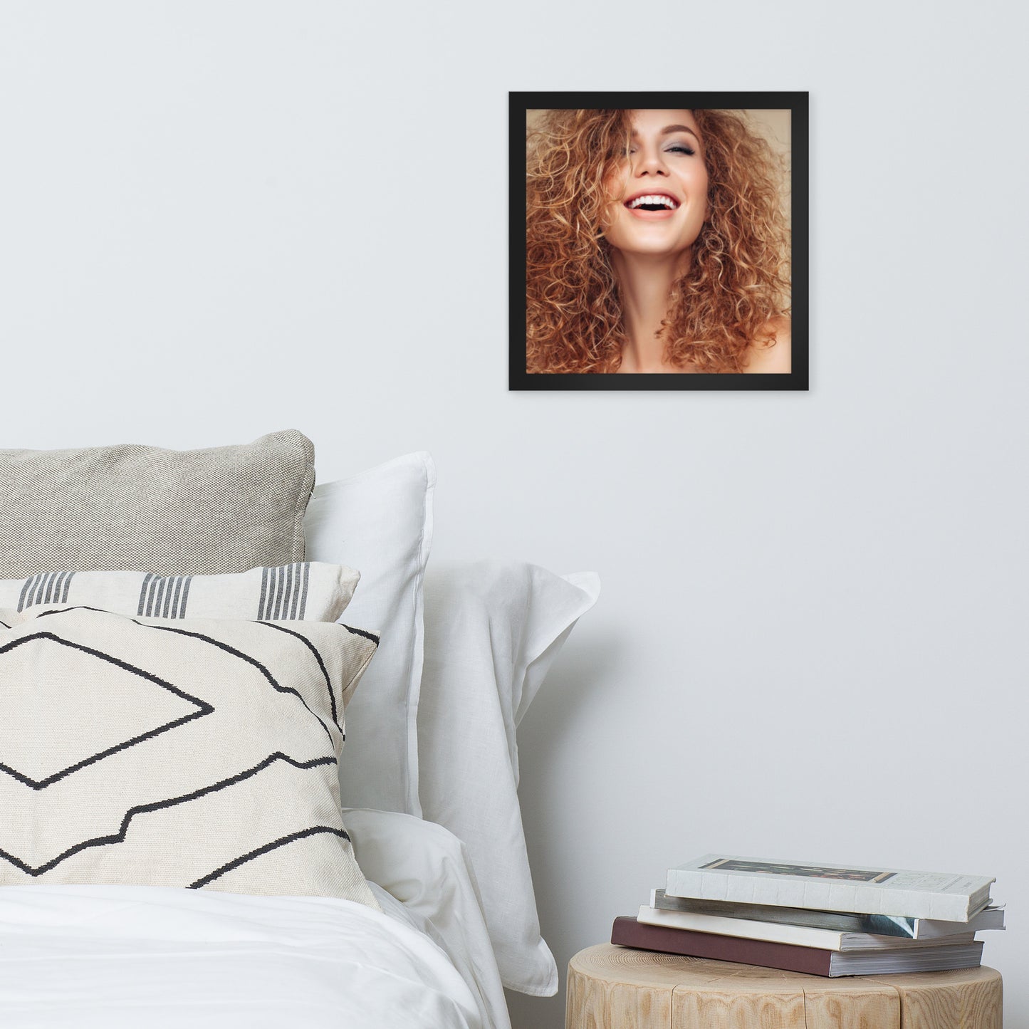 Smiles + Laughter = Priceless. Framed Poster Wall Art (Horizontal Model 0034)