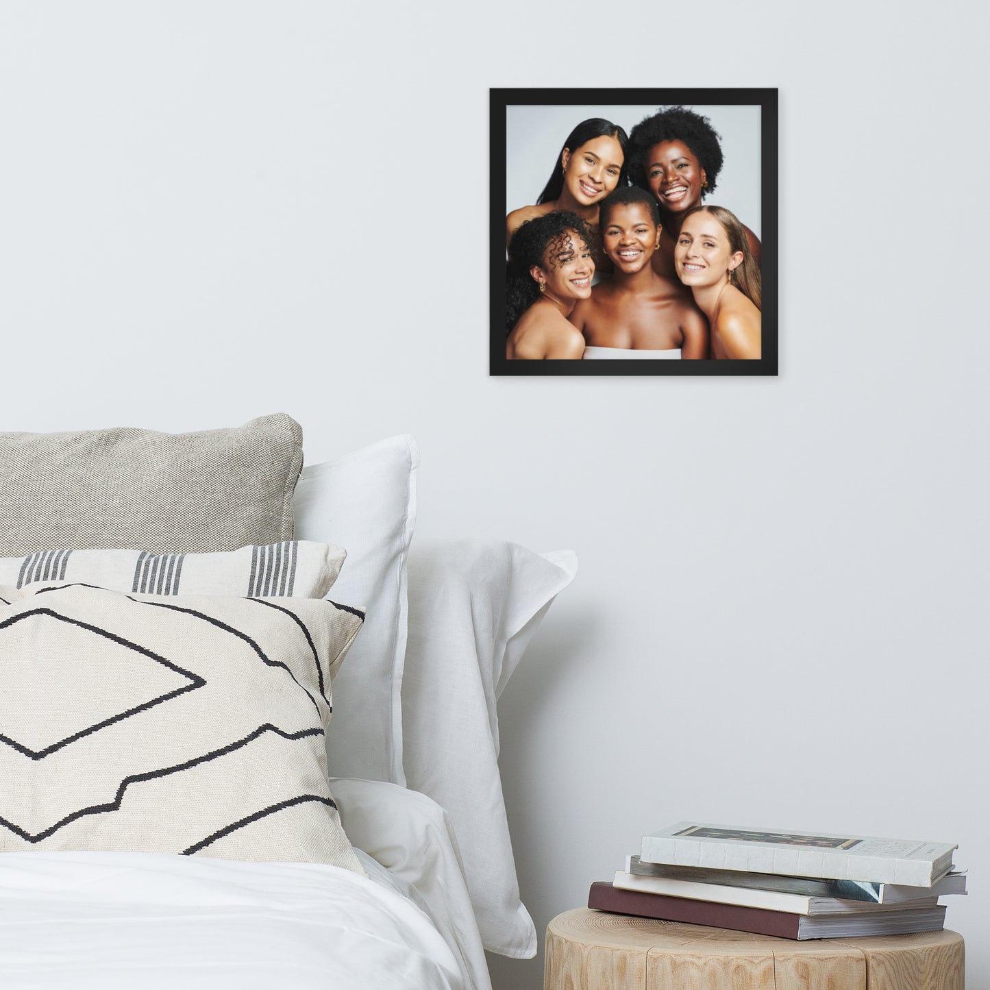 Smiles + Laughter = Priceless. Framed Poster Wall Art (Horizontal Model 0036)