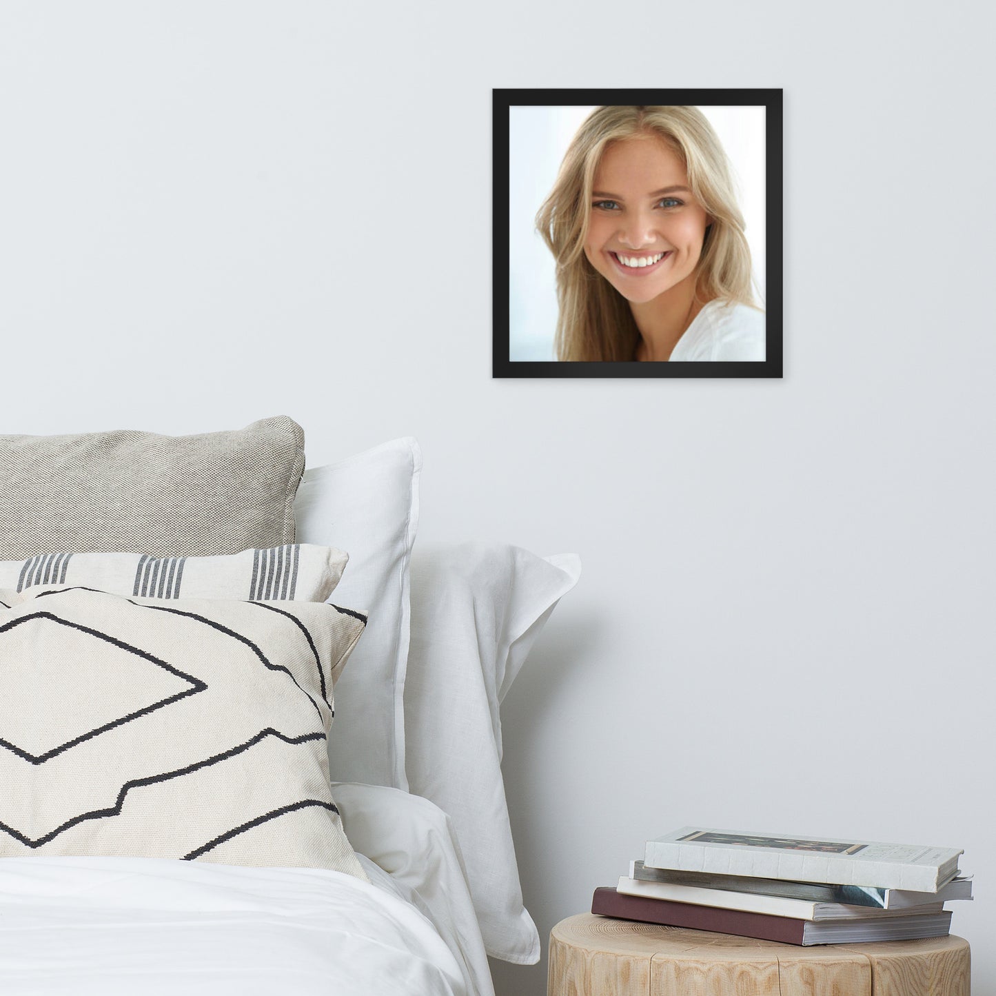 Smiles + Laughter = Priceless. Framed Poster Wall Art (Horizontal Model 0037)