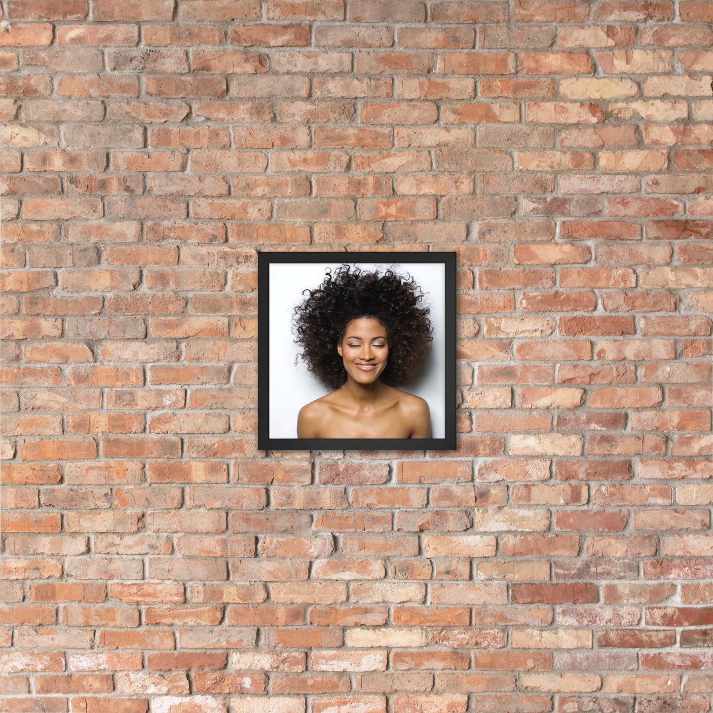 Framed Poster Wall Art Vertical: Priceless Smiles and Laughter (Print Model 004)