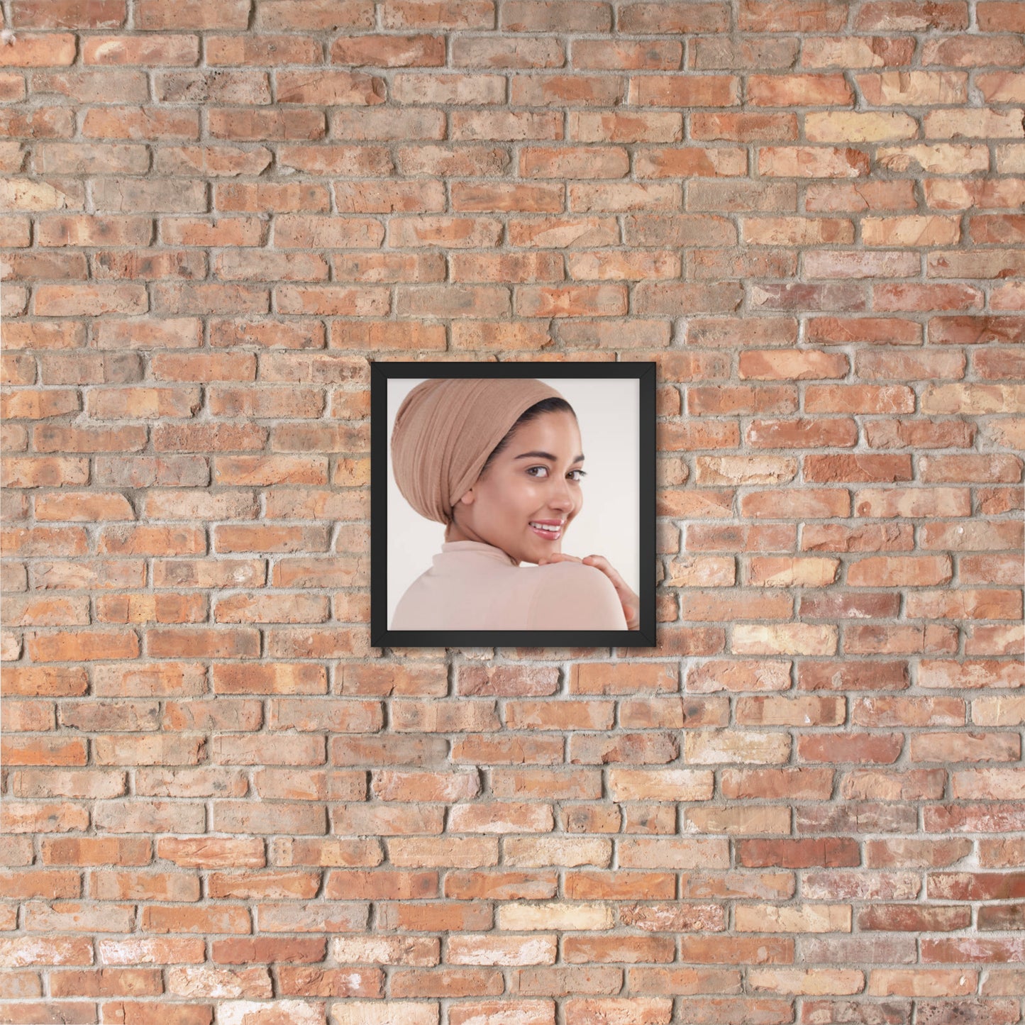 Framed Poster Wall Art Vertical: Priceless Smiles and Laughter (Print Model 0040)
