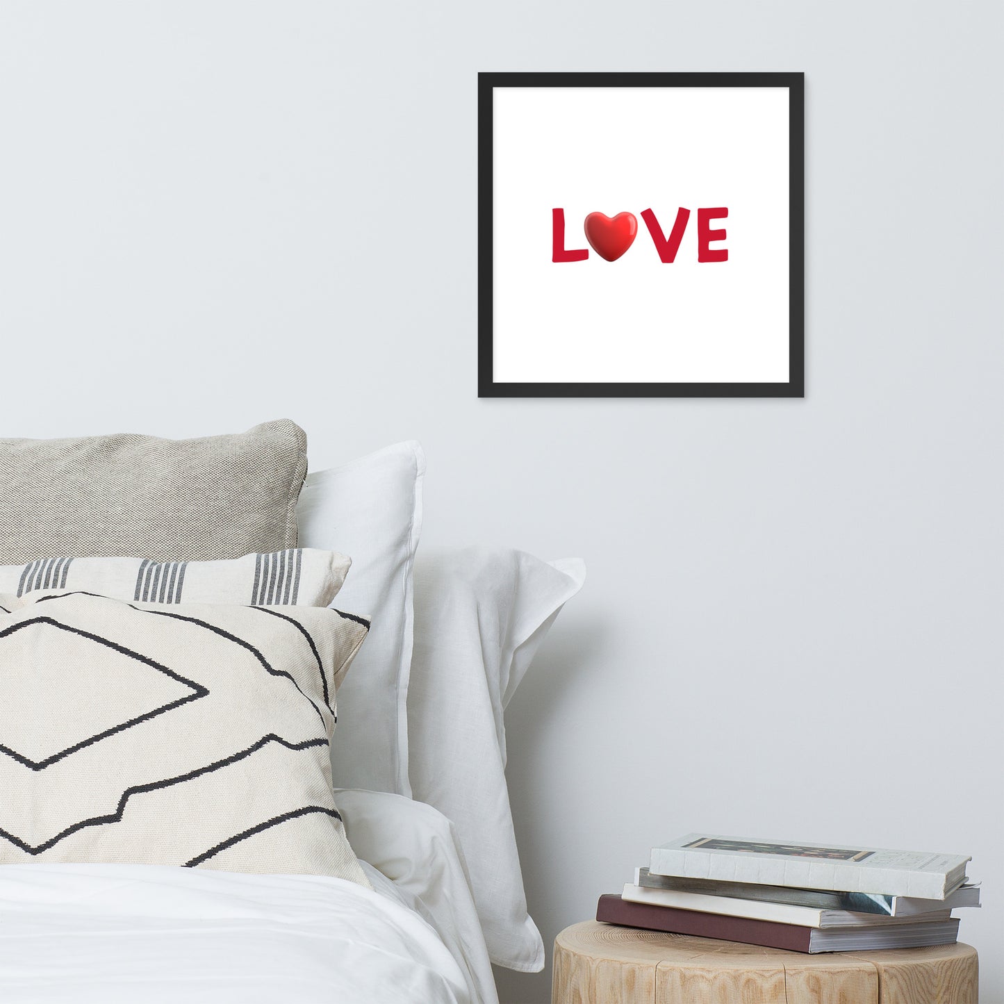 Framed Poster (Love - Love Framed Poster Vertical Model 009)