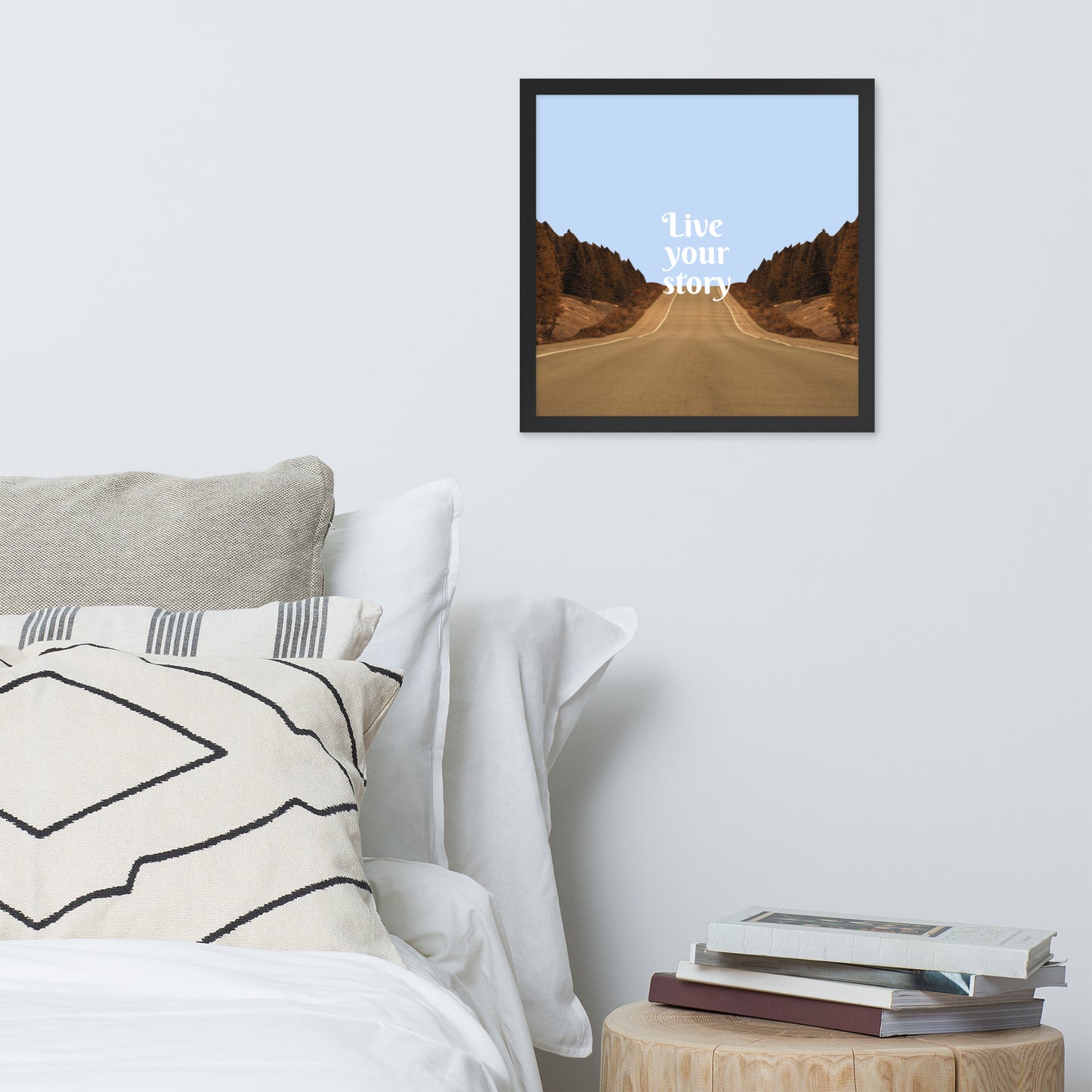 Framed Poster (Live Your Story - Lifestyle Framed Poster Horizontal - Model 0019)