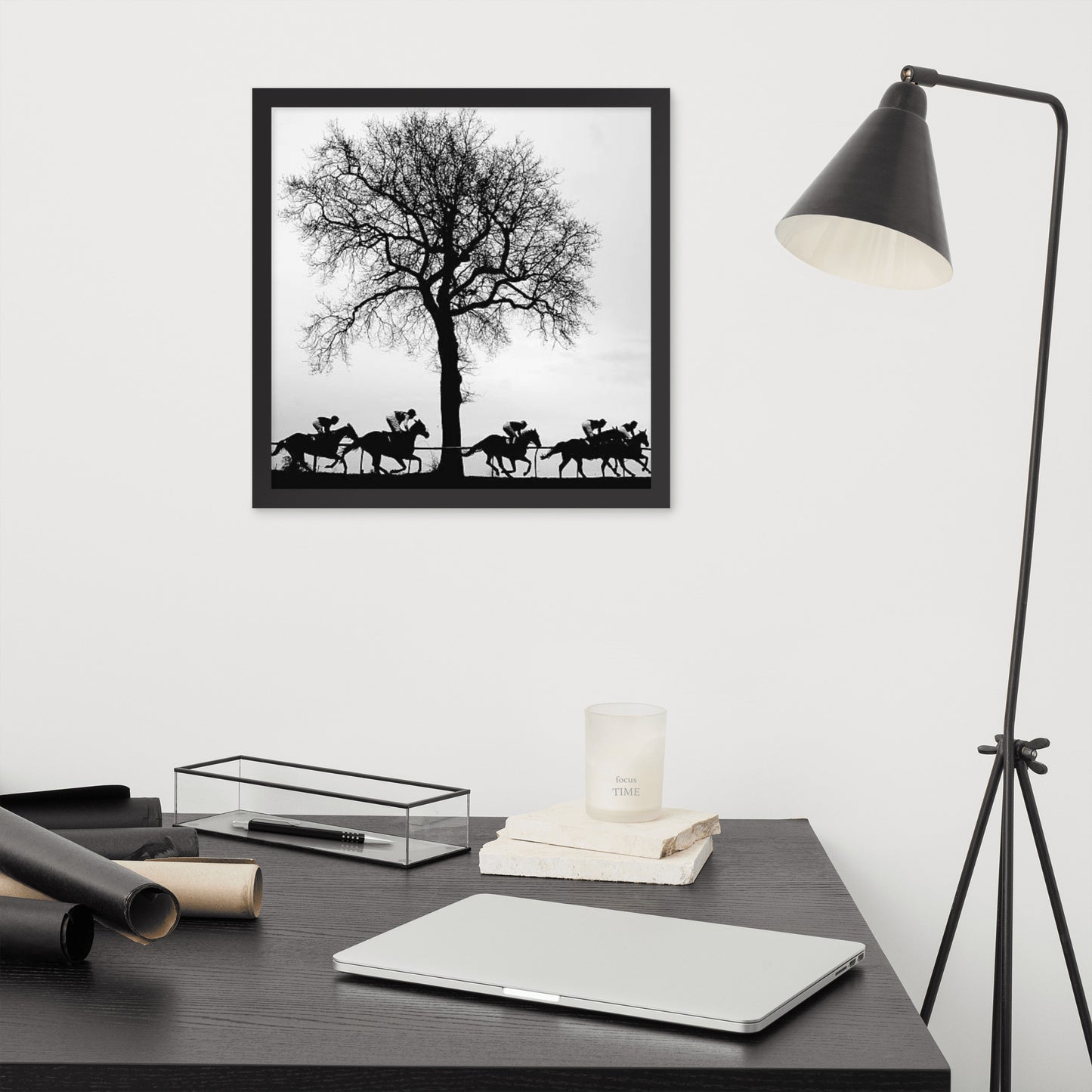 Framed Poster (Horse Wall Art Horizontal - Model 001)