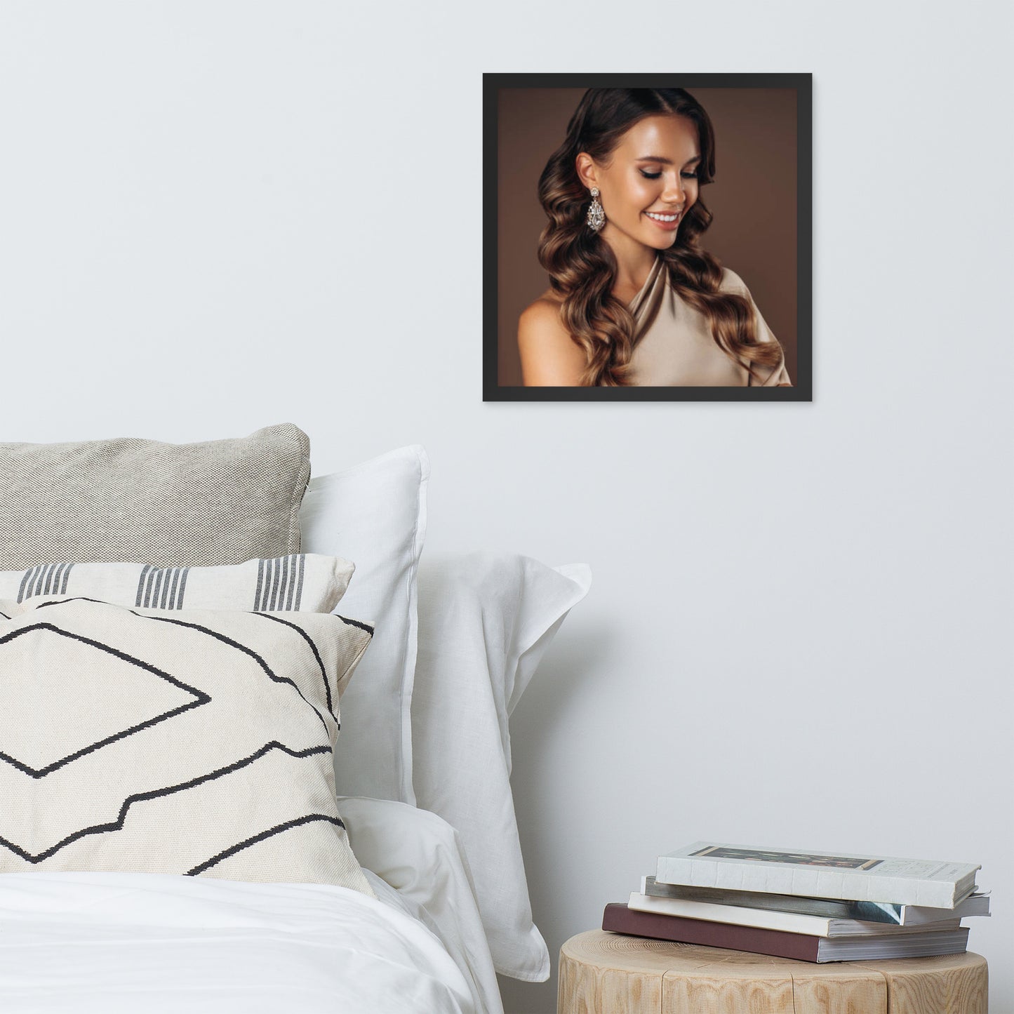 Smiles + Laughter = Priceless. Framed Poster Wall Art (Horizontal Model 0010)