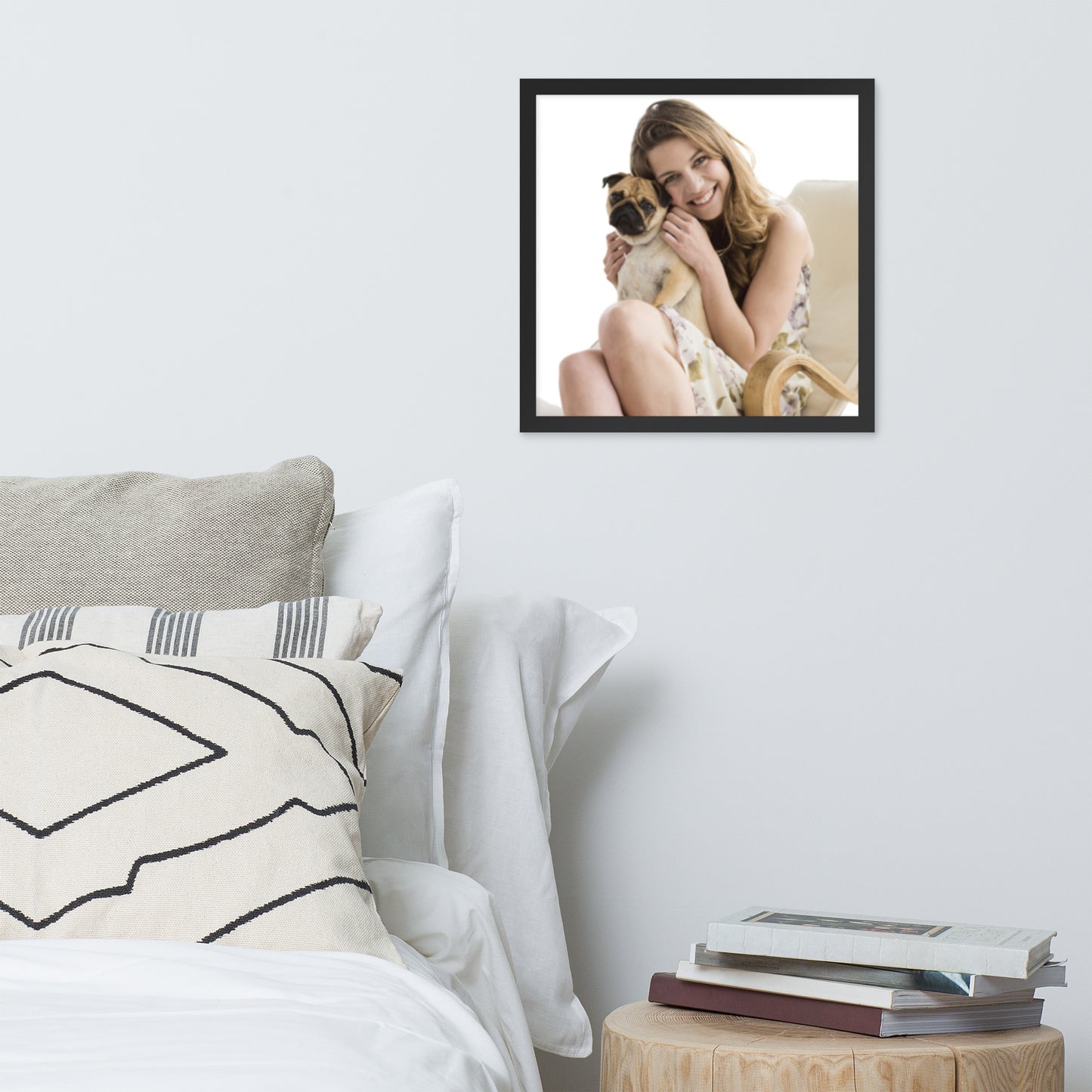 Smiles + Laughter = Priceless. Framed Poster Wall Art (Horizontal Model 0012)