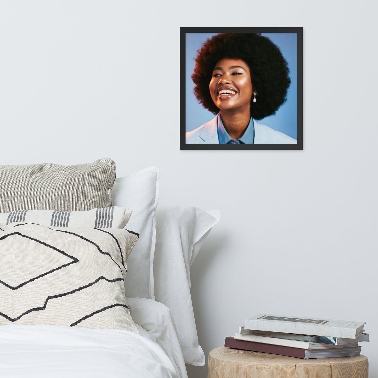 Smiles + Laughter = Priceless. Framed Poster Wall Art (Horizontal Model 0015)