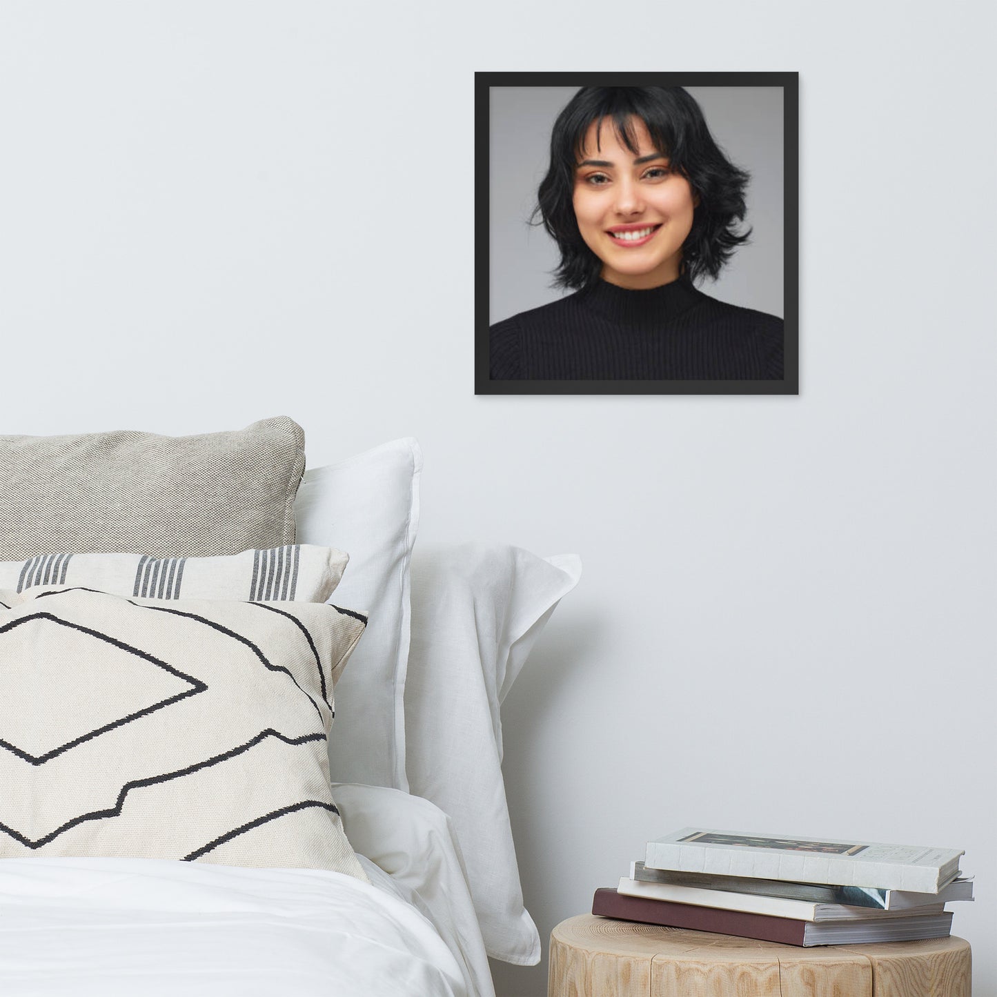 Smiles + Laughter = Priceless. Framed Poster Wall Art (Horizontal Model 0023)