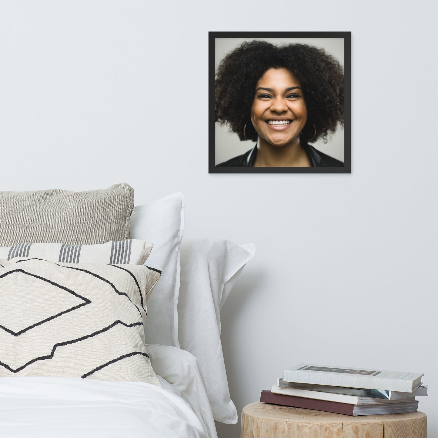 Smiles + Laughter = Priceless. Framed Poster Wall Art (Horizontal Model 0028)