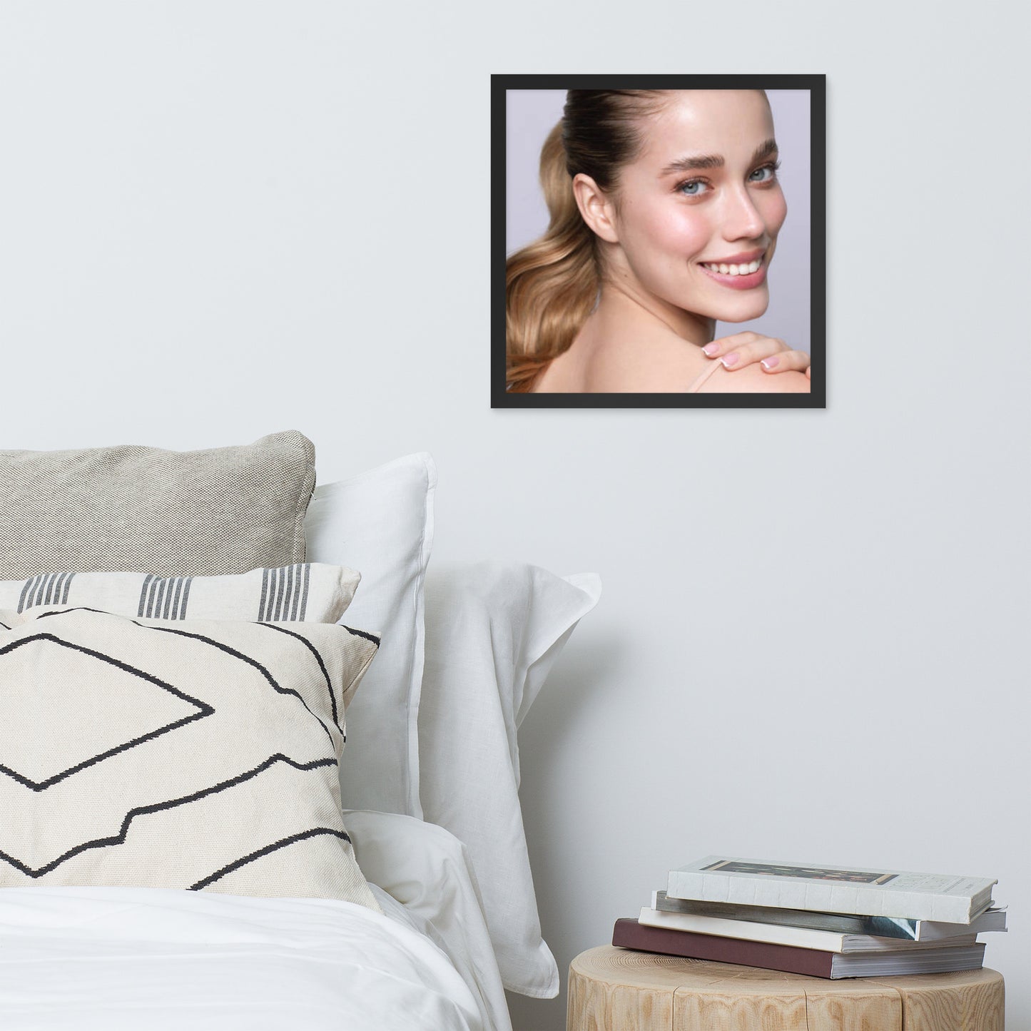 Smiles + Laughter = Priceless. Framed Poster Wall Art (Horizontal Model 0031)