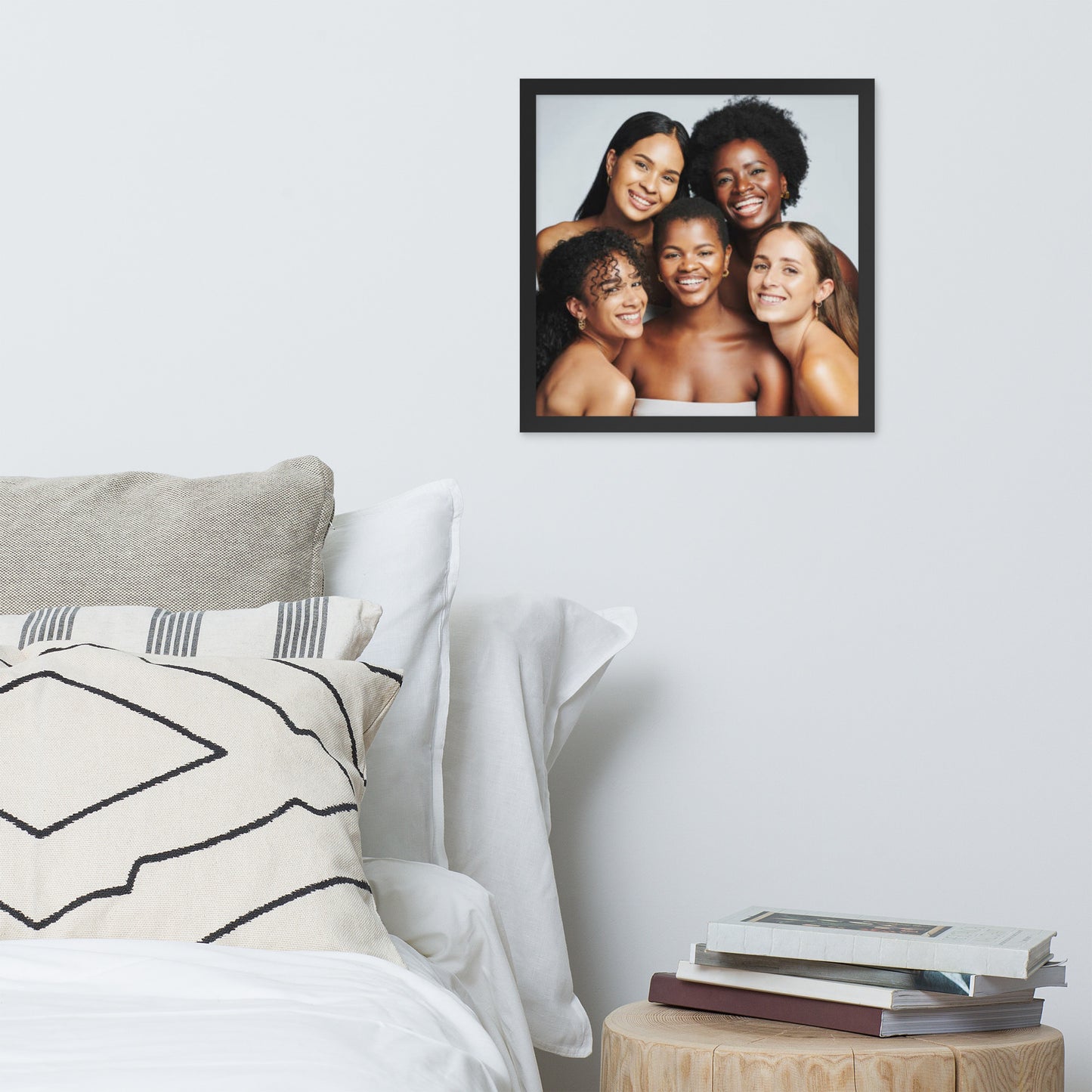 Smiles + Laughter = Priceless. Framed Poster Wall Art (Horizontal Model 0036)