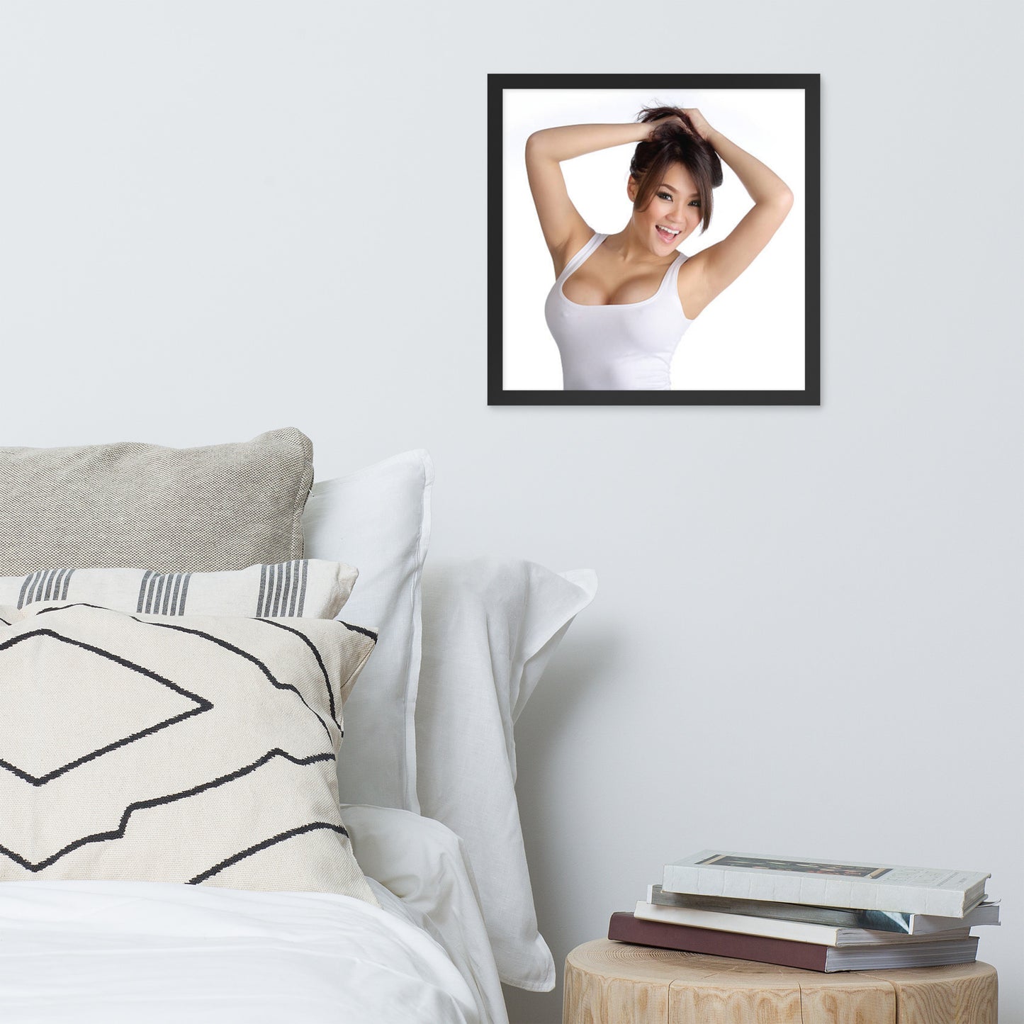 Smiles + Laughter = Priceless. Framed Poster Wall Art (Horizontal Model 0048)